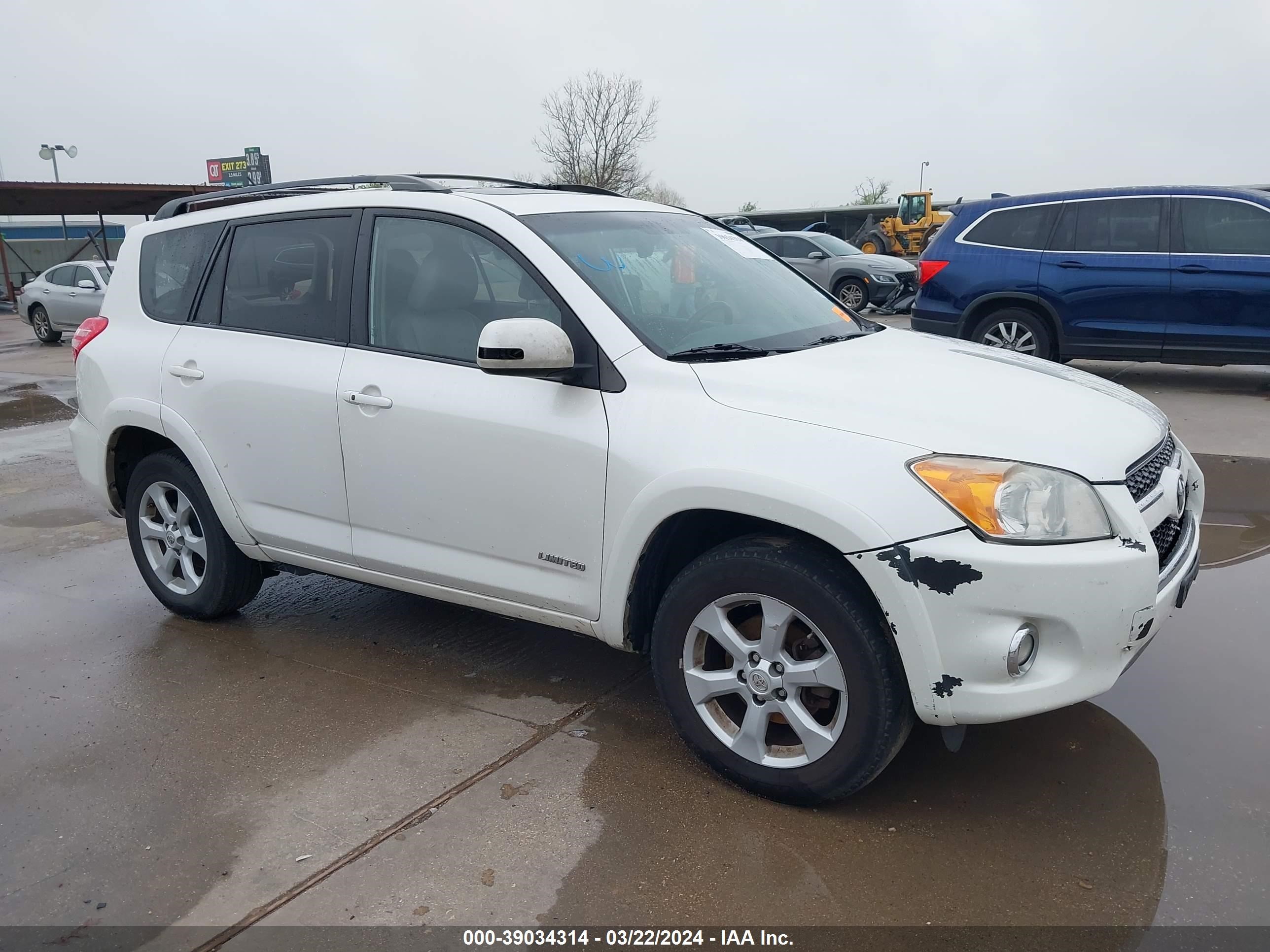 TOYOTA RAV 4 2012 2t3dk4dv3cw074585