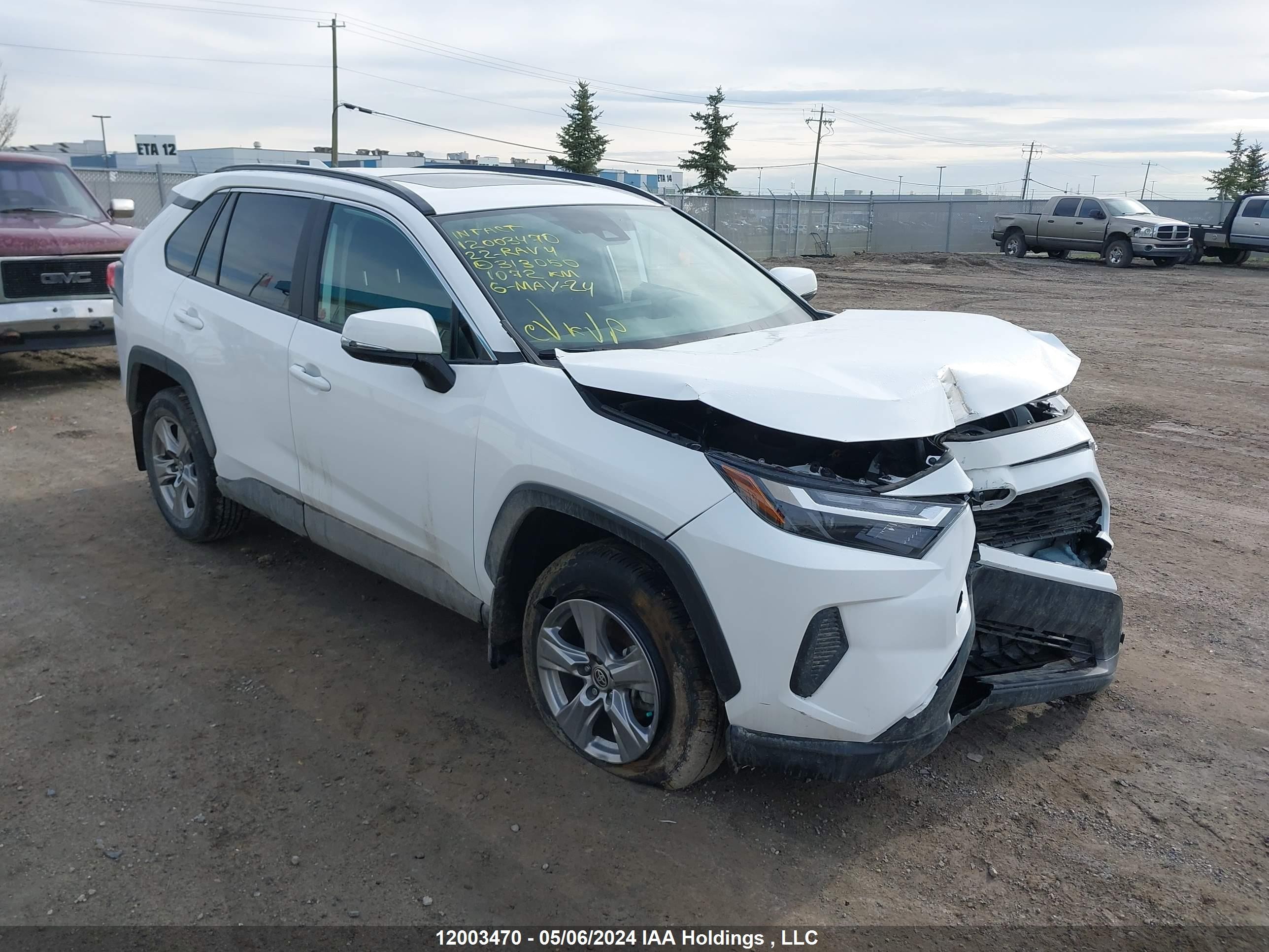 TOYOTA RAV 4 2022 2t3r1rfv0nc313050