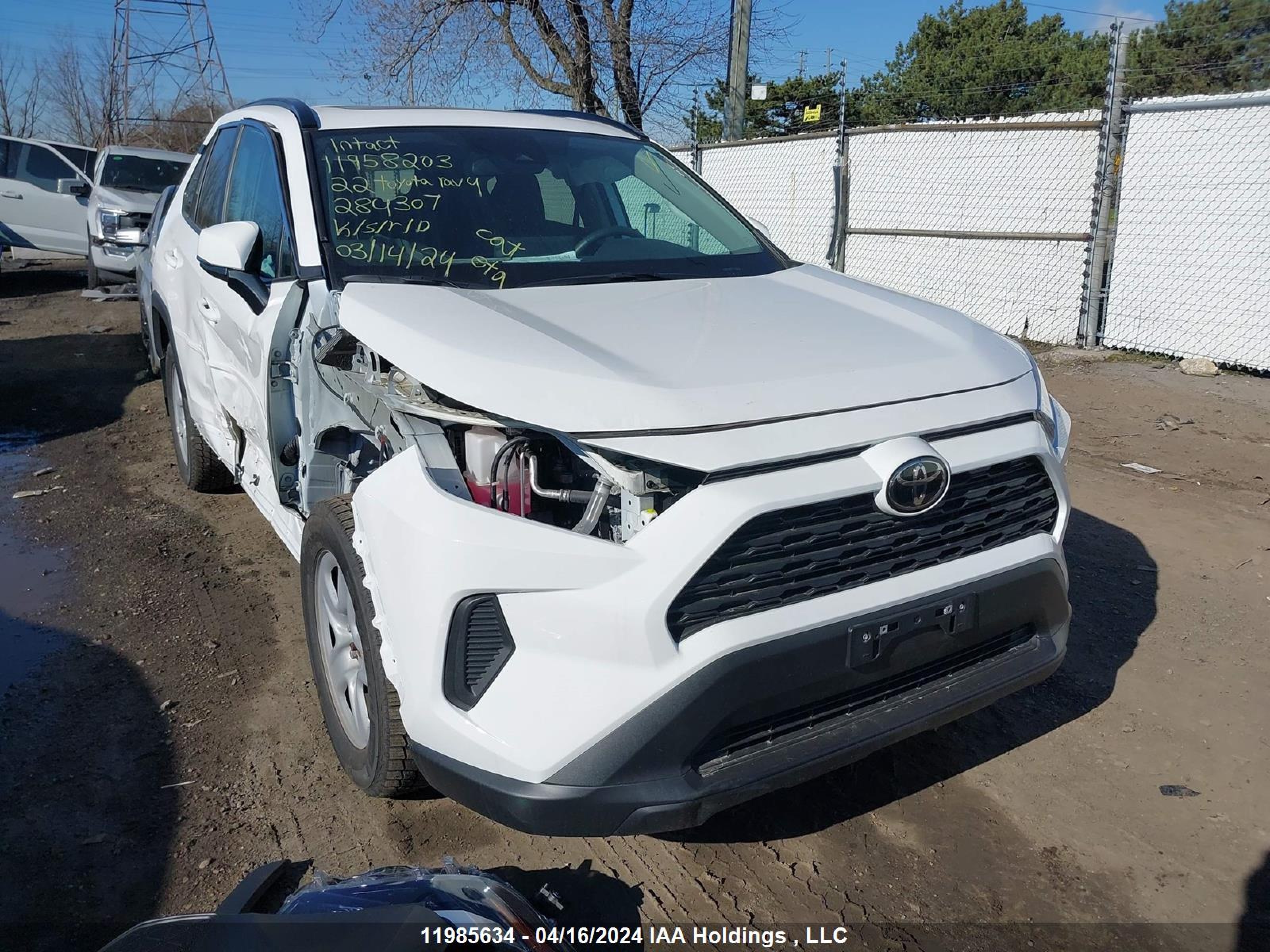 TOYOTA RAV 4 2022 2t3r1rfv7nc284307