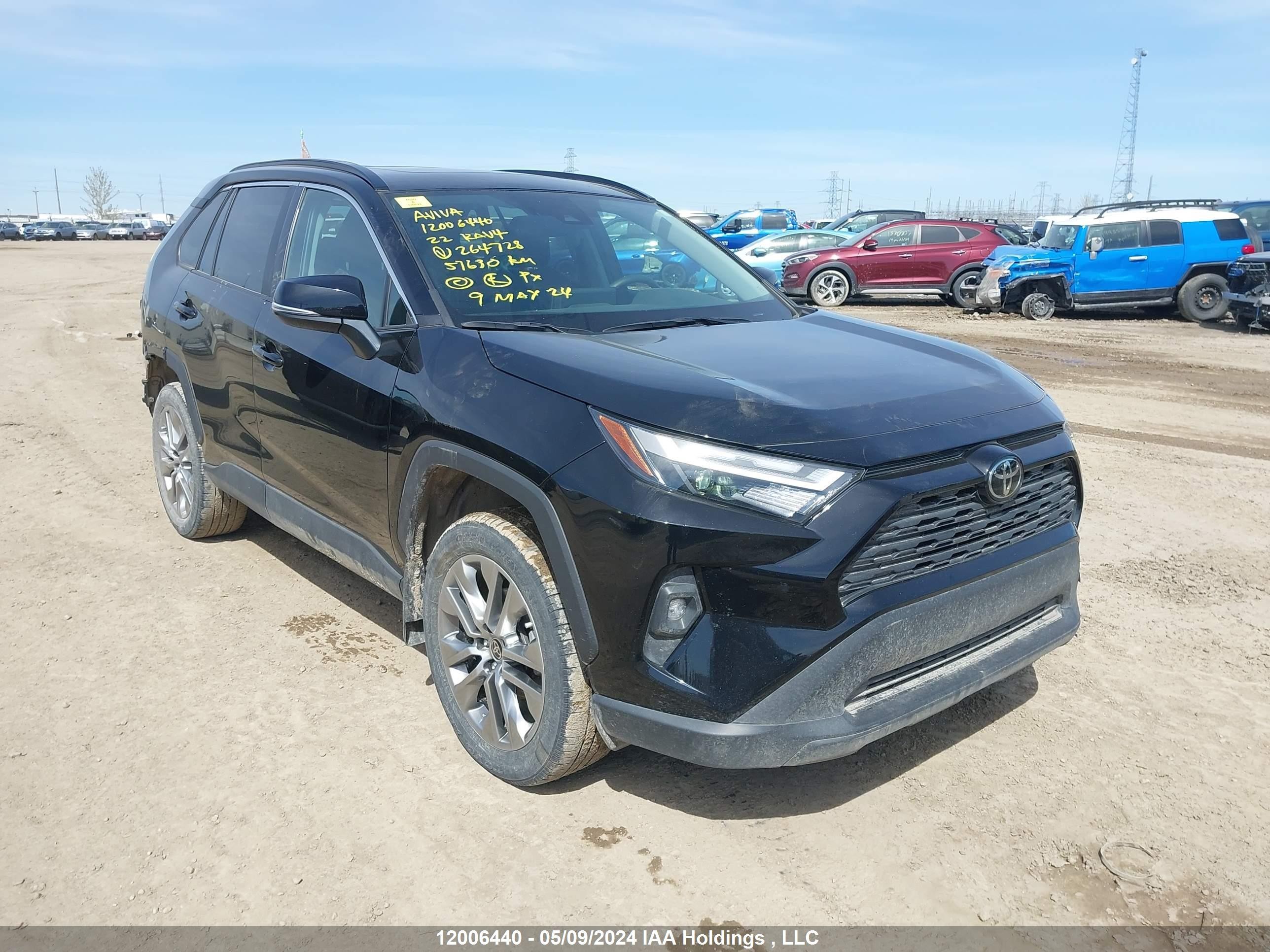 TOYOTA RAV 4 2022 2t3r1rfv8nc264728