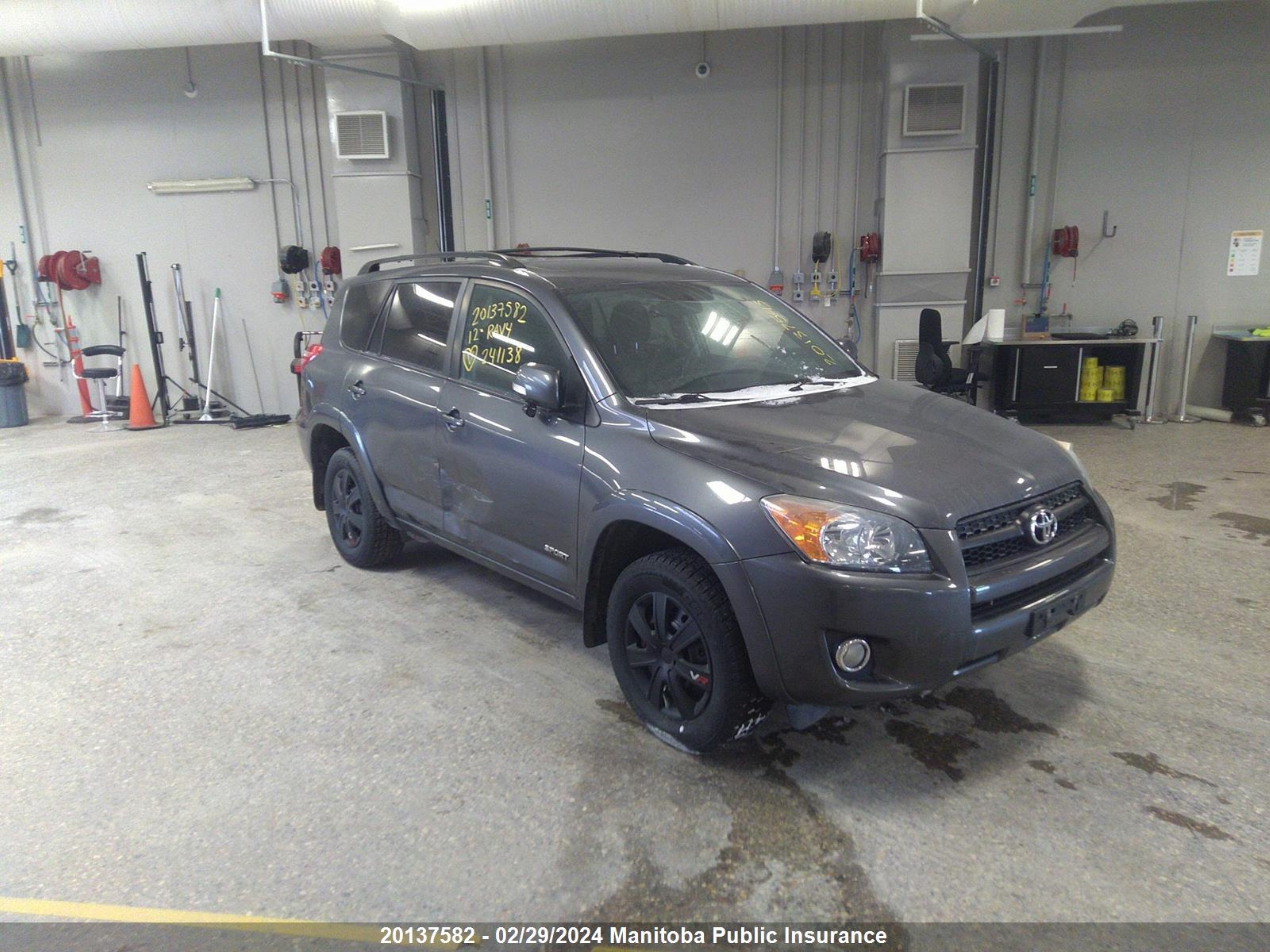 TOYOTA RAV 4 2012 2t3rf4dv0cw241138