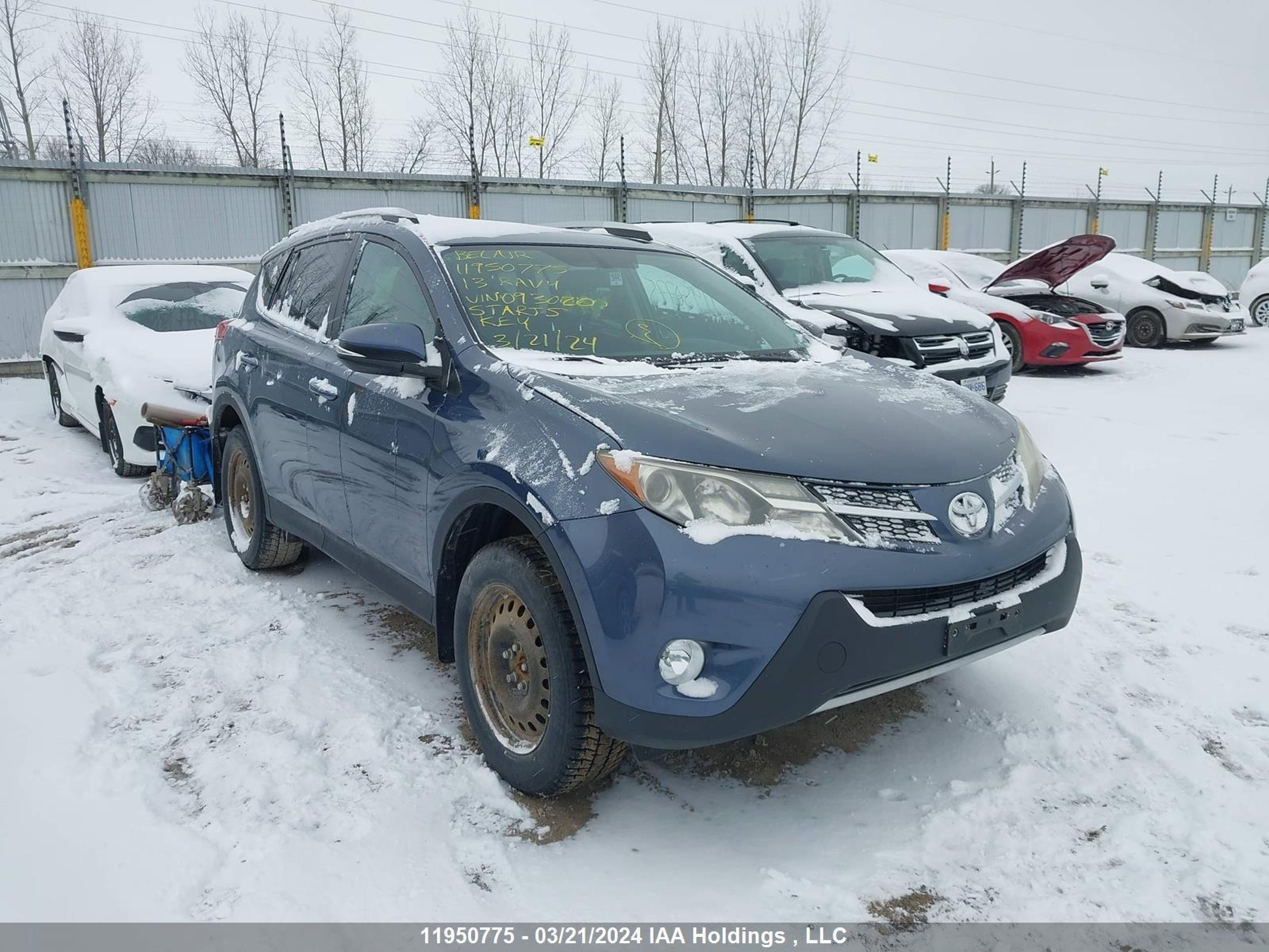 TOYOTA RAV 4 2013 2t3rfrev7dw093020