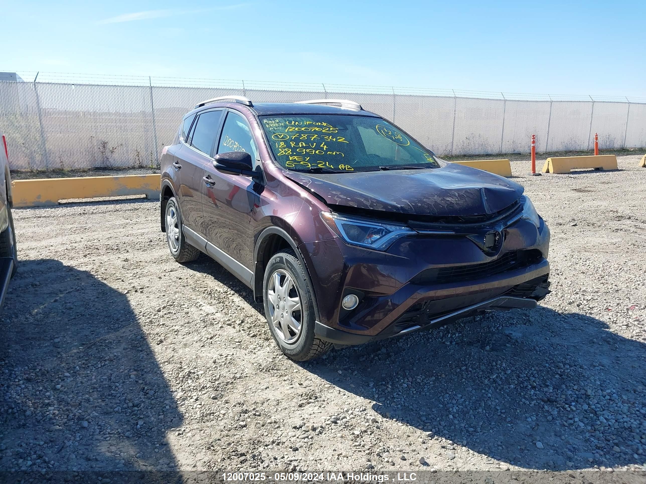 TOYOTA RAV 4 2018 2t3rfrevxjw787342