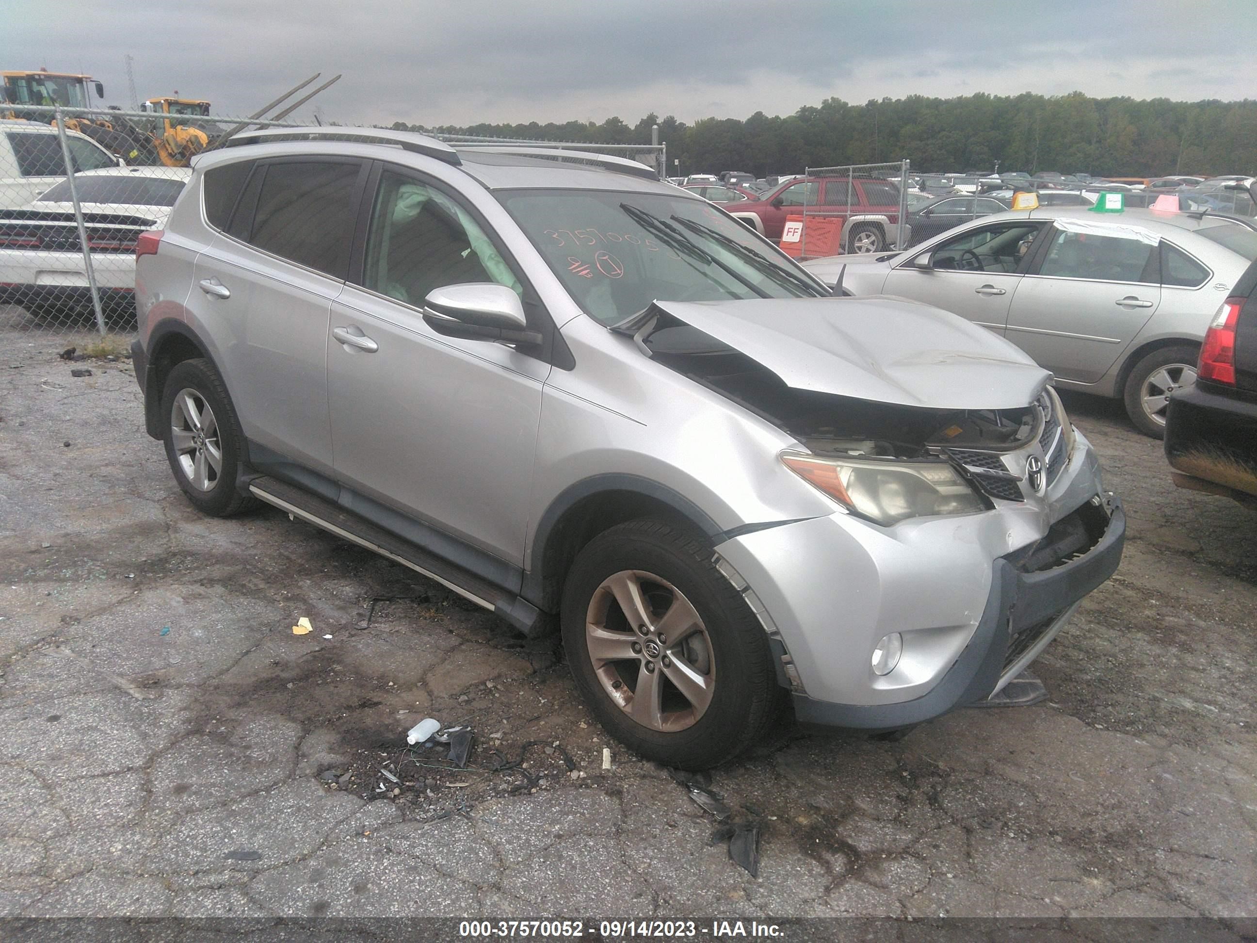 TOYOTA RAV 4 2015 2t3wfrev7fw168286