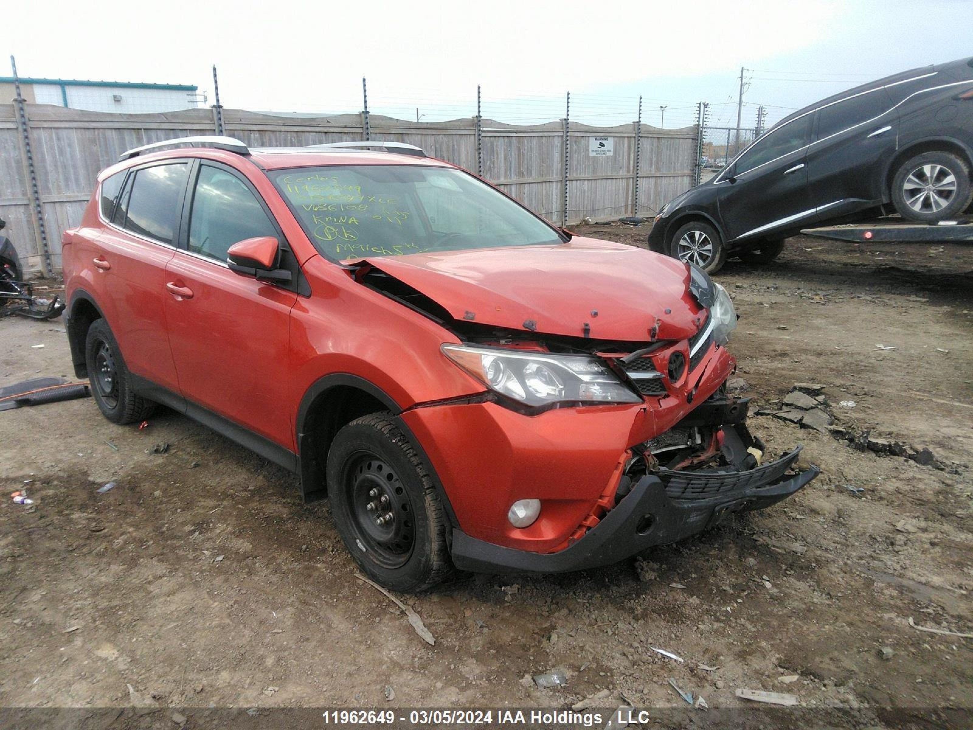 TOYOTA RAV 4 2015 2t3wfrevxfw136108