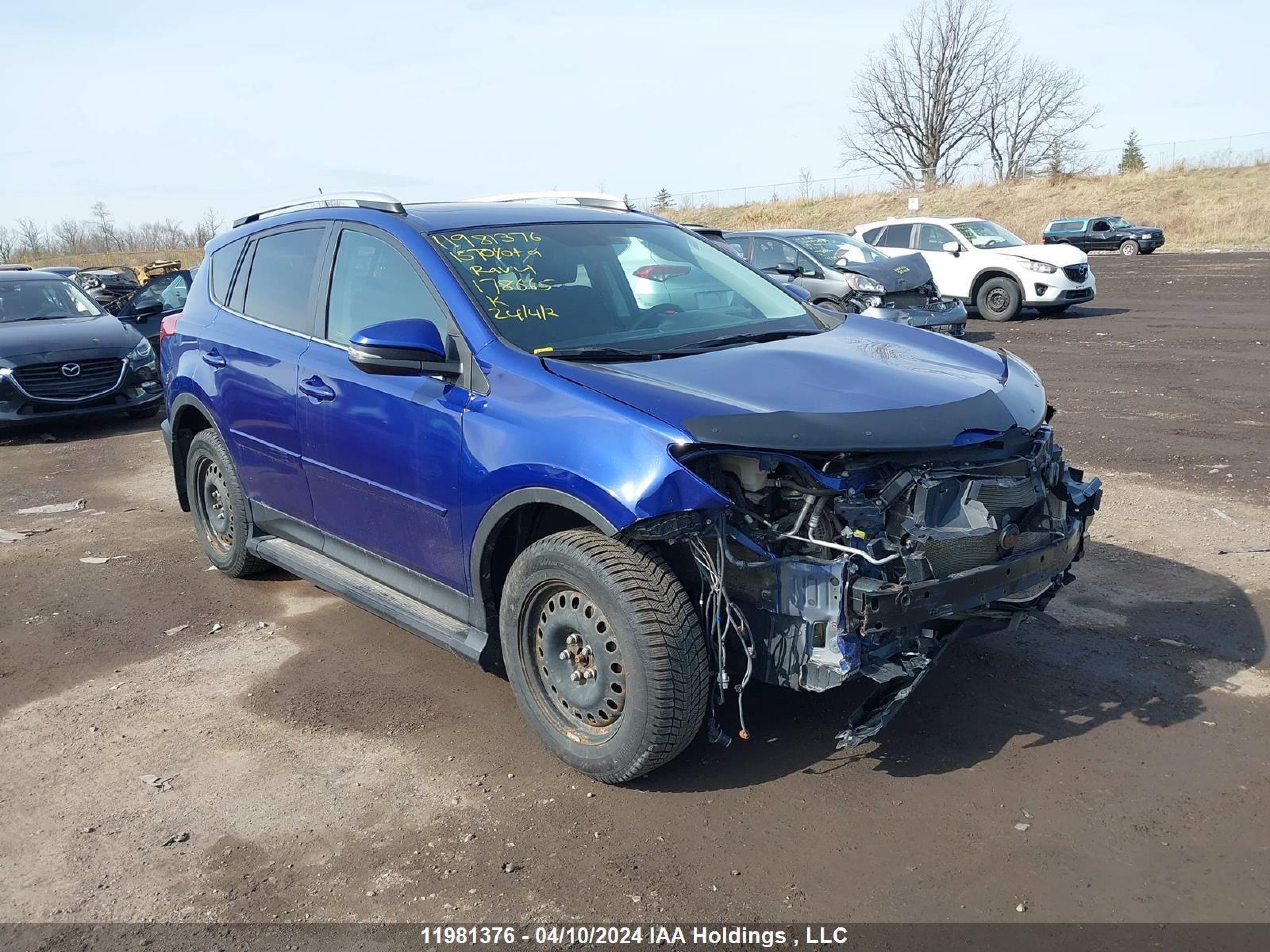 TOYOTA RAV 4 2015 2t3wfrevxfw178665