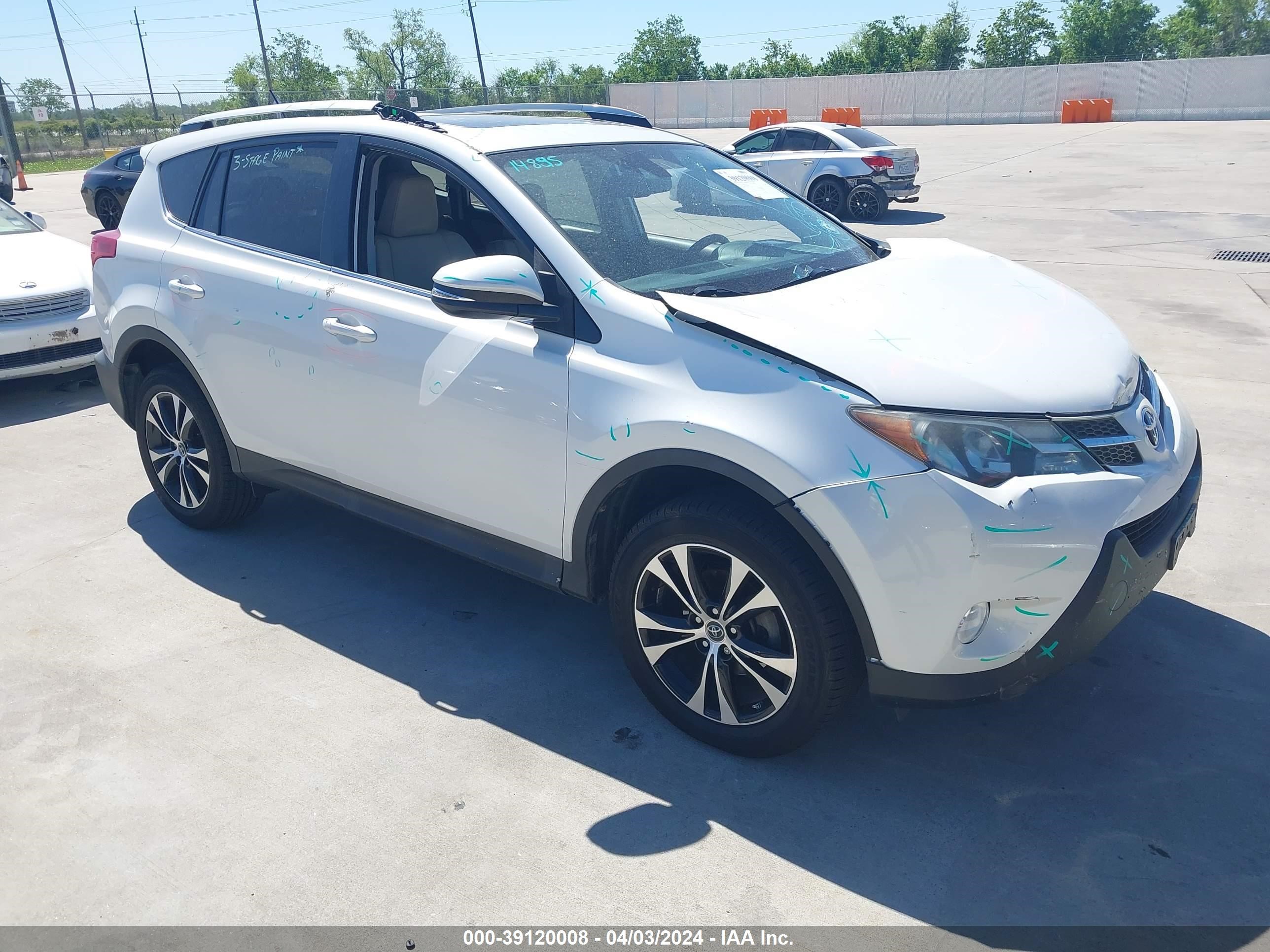 TOYOTA RAV 4 2015 2t3yfrev7fw149729