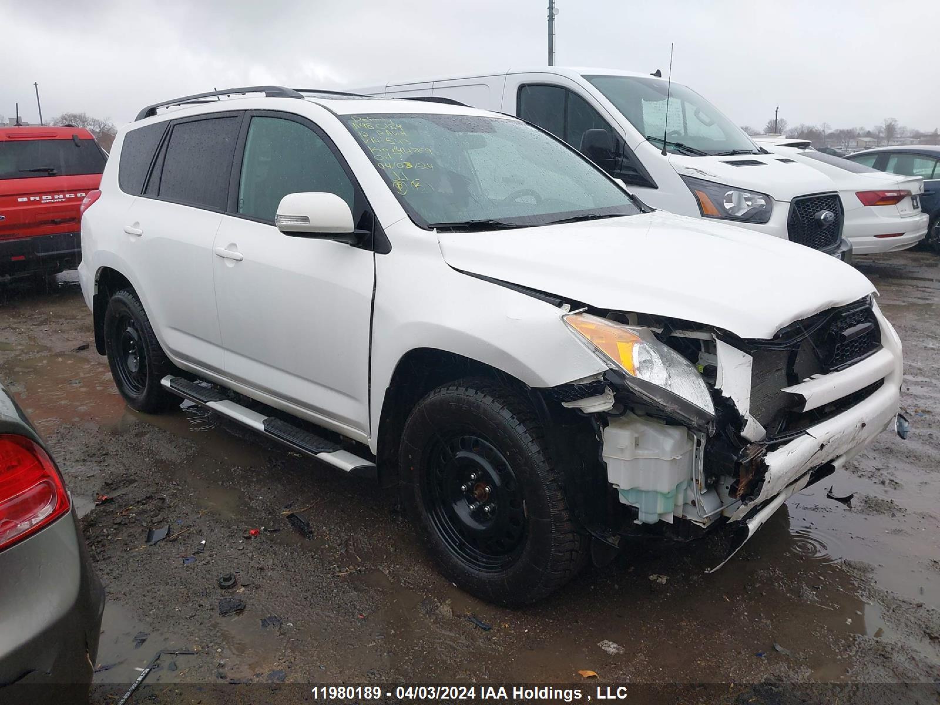 TOYOTA RAV 4 2012 2t3zf4dv2cw141543