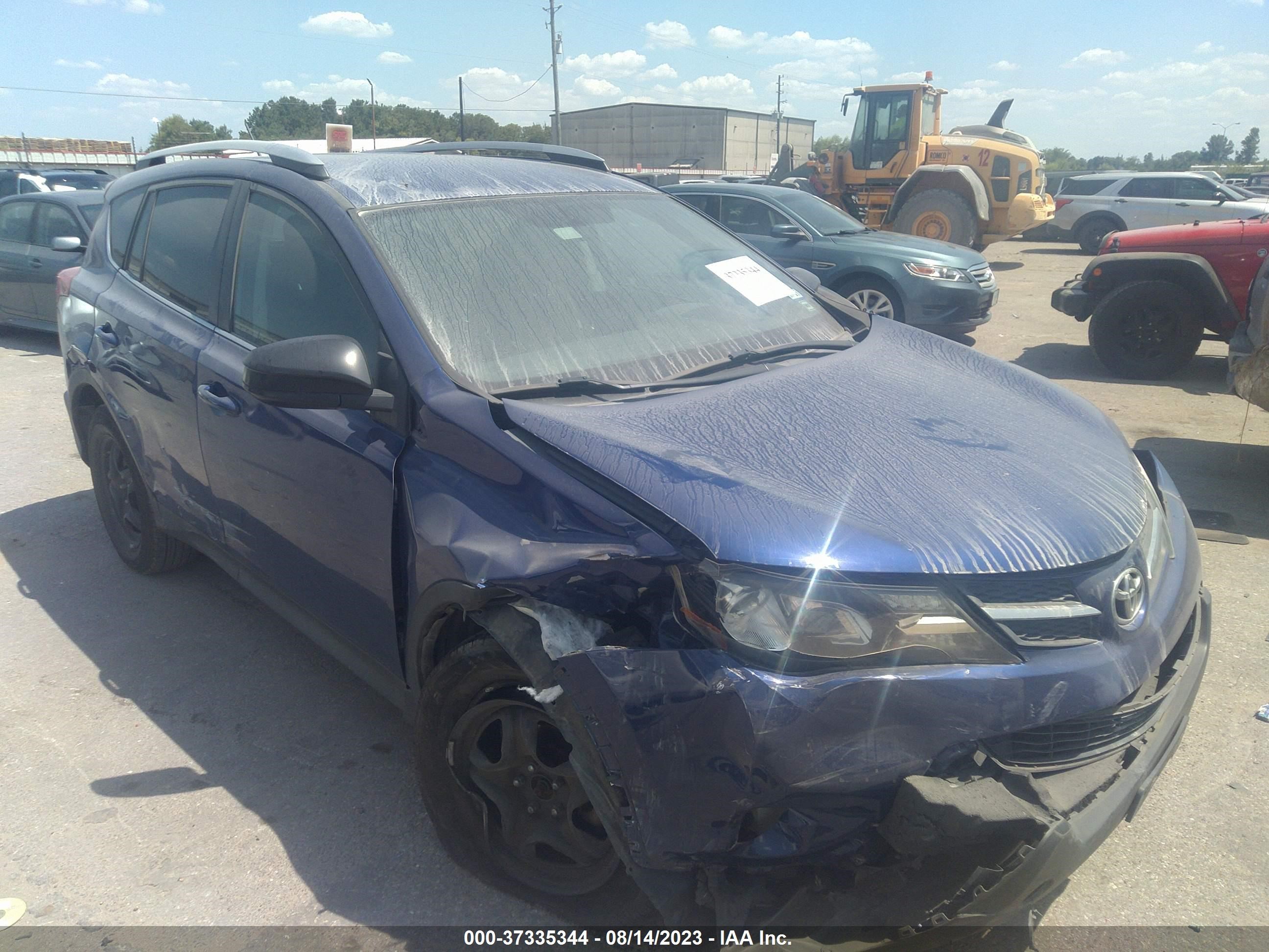 TOYOTA RAV 4 2014 2t3zfrev2ew125258