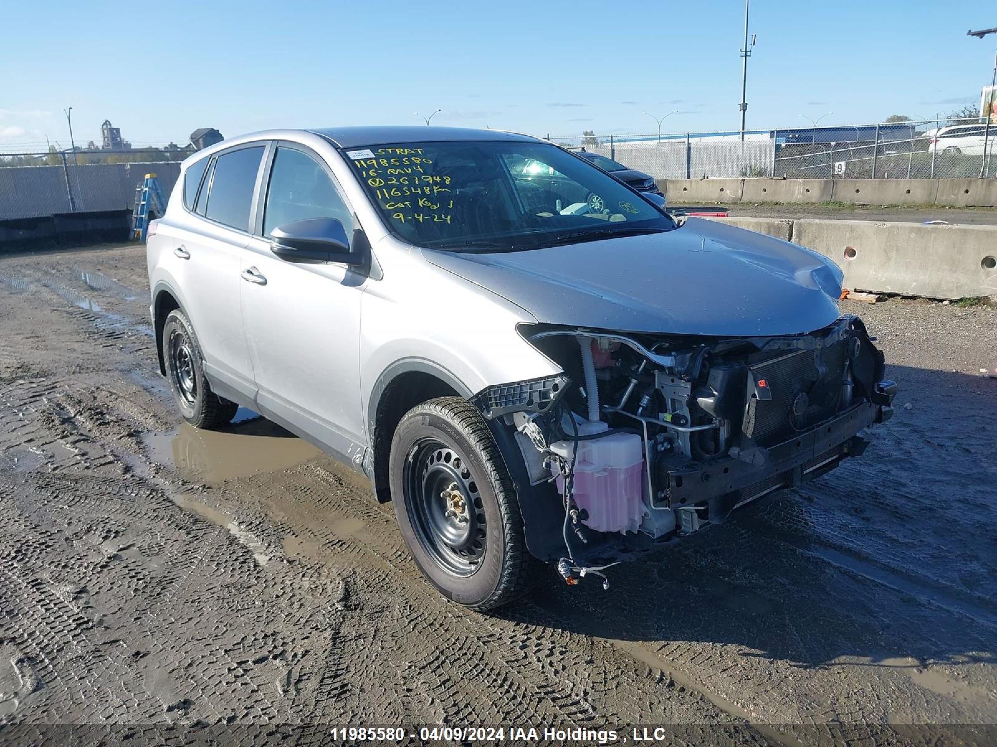 TOYOTA RAV 4 2016 2t3zfrev9gw267948