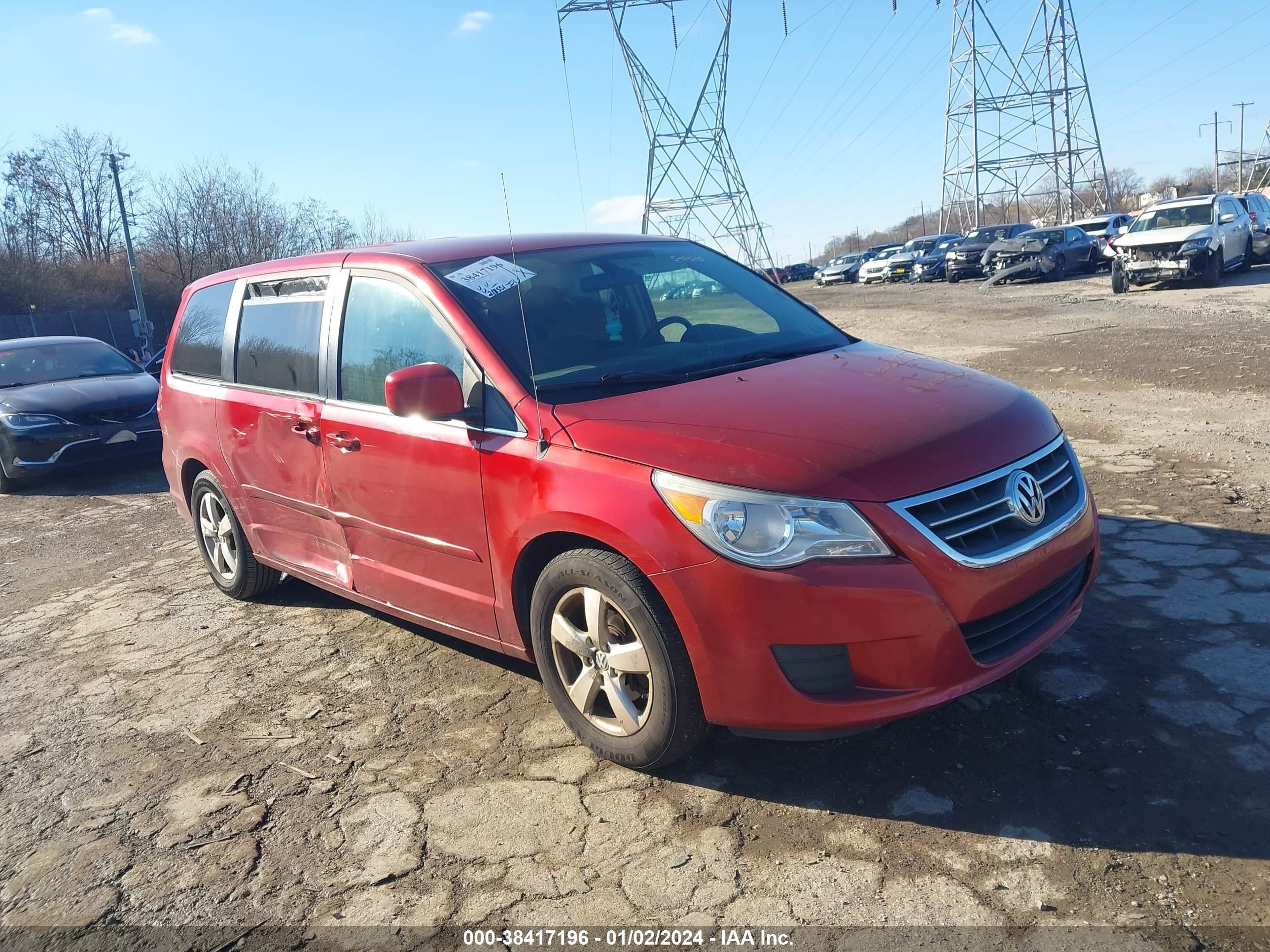 VOLKSWAGEN ROUTAN 2009 2v8hw34109r541515