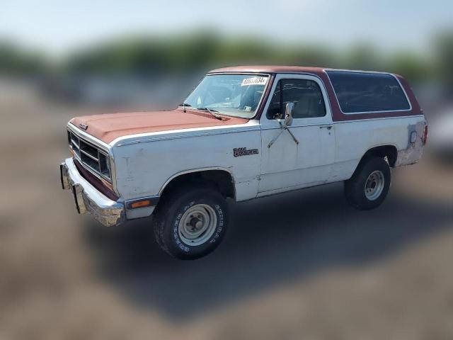 DODGE RAMCHARGER 1987 3b4gw12t5hm701083