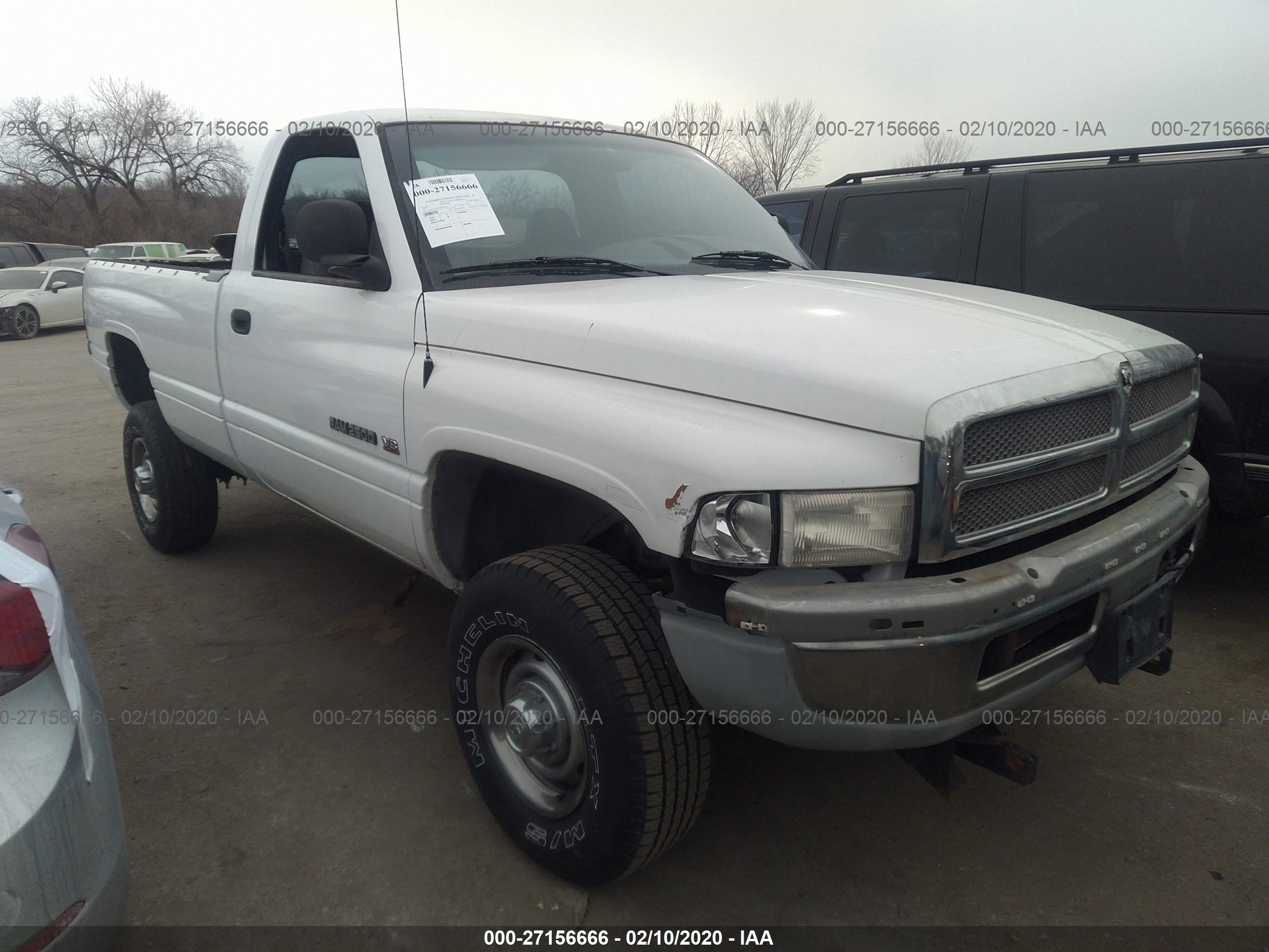 DODGE RAM 2001 3b7kf26z41m544444