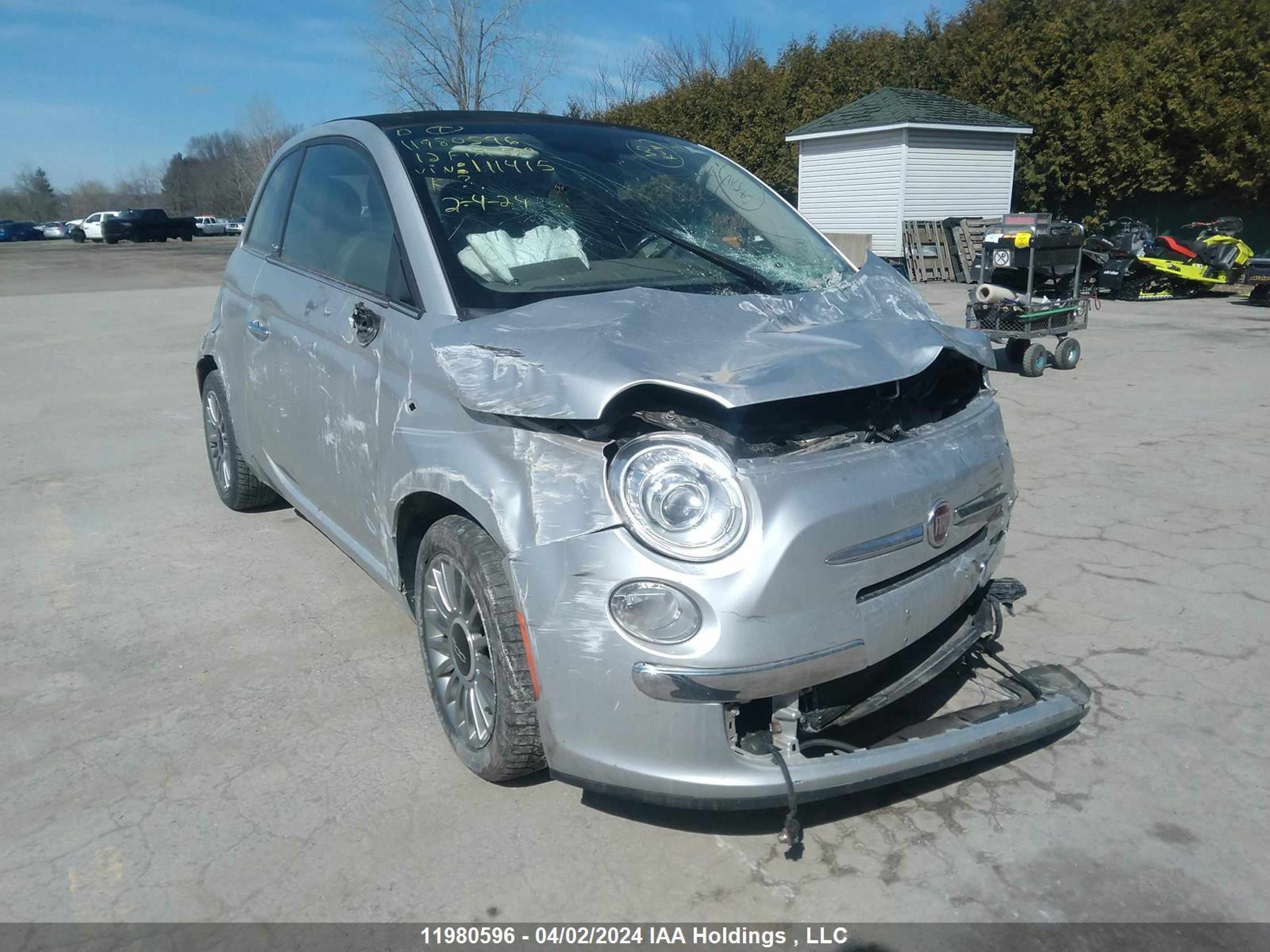 FIAT 500 2012 3c3cfferxct111415