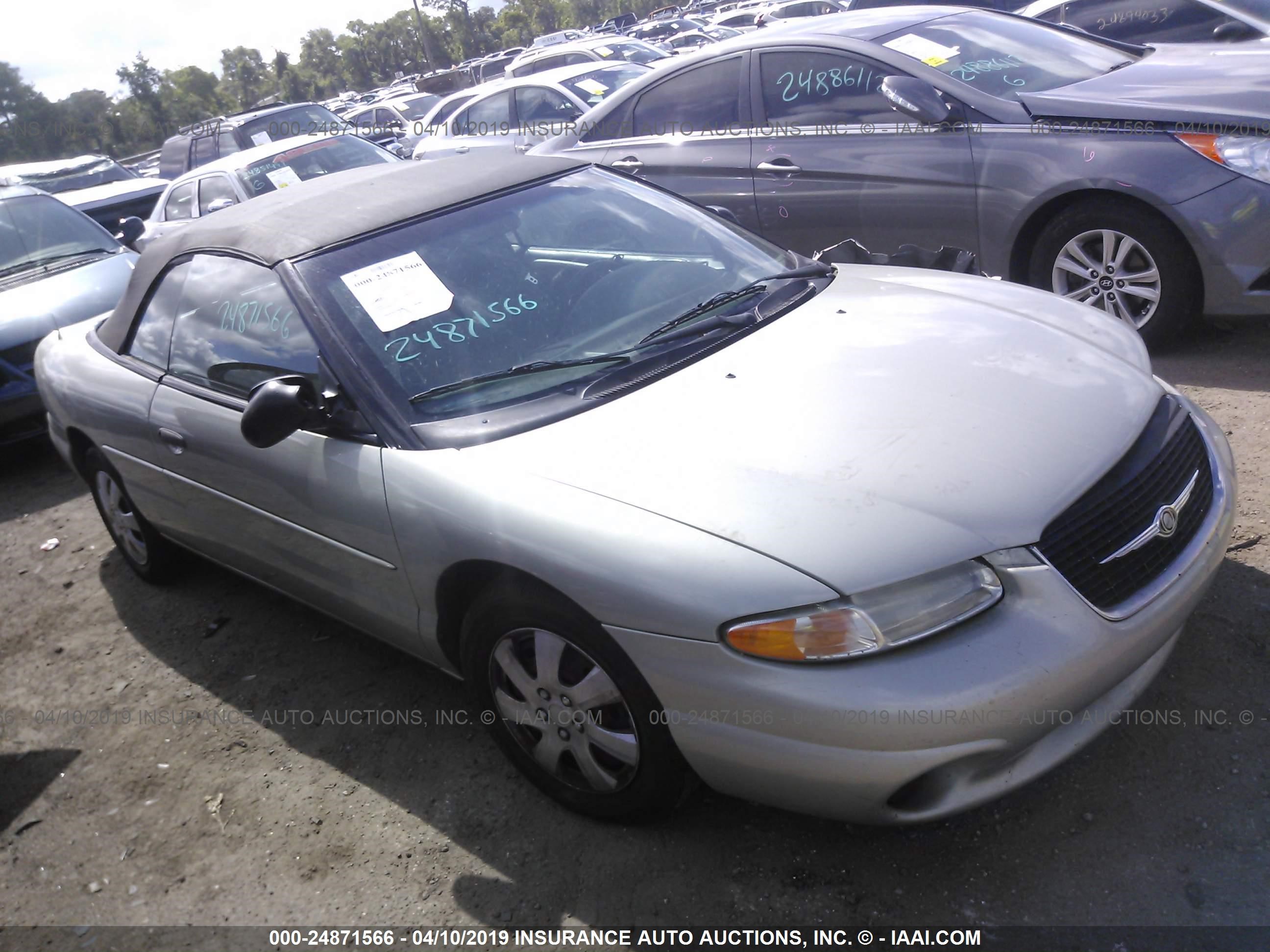 CHRYSLER SEBRING 1999 3c3el45h2xt553950