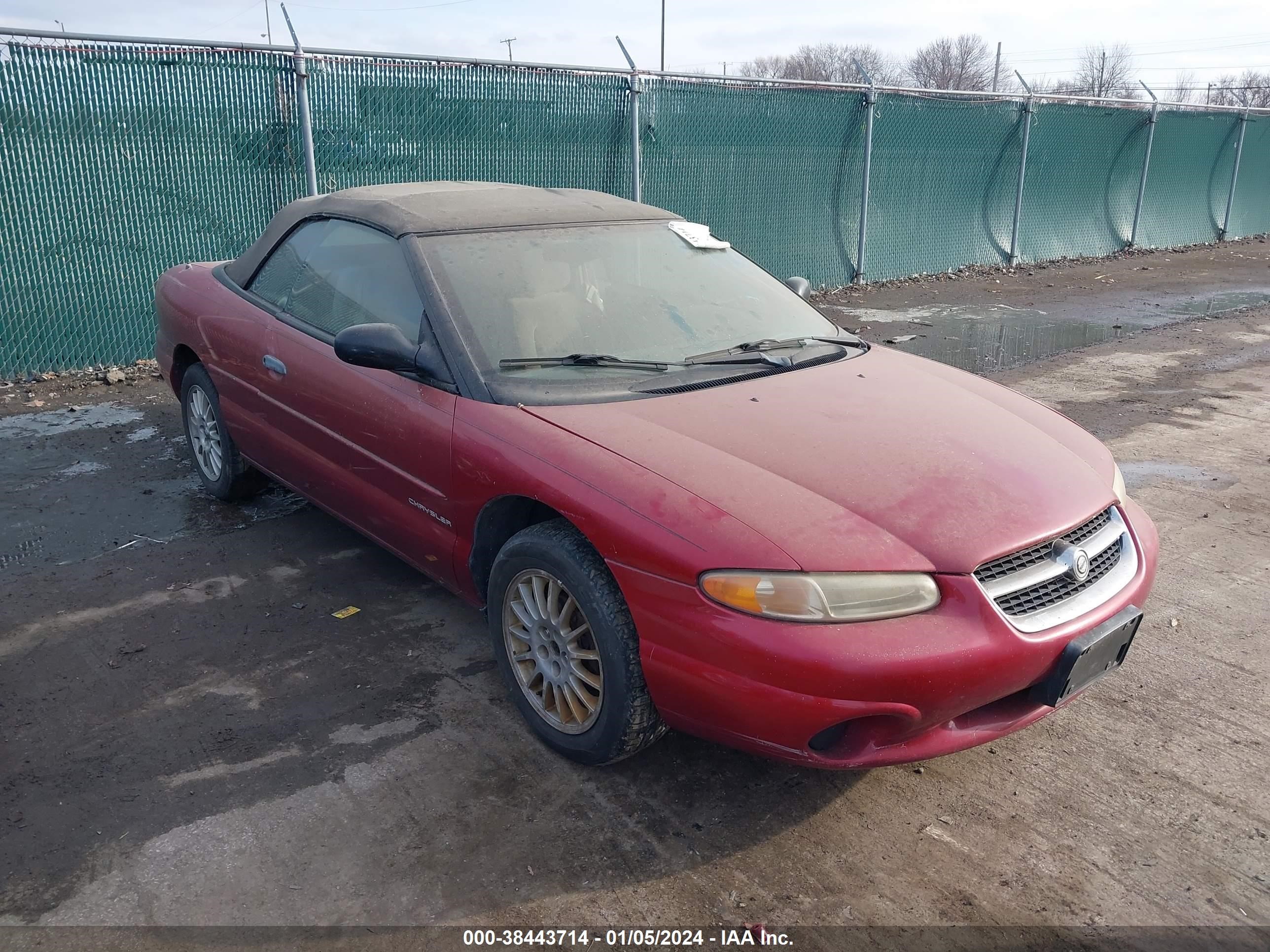 CHRYSLER SEBRING 1996 3c3el45h9tt268768