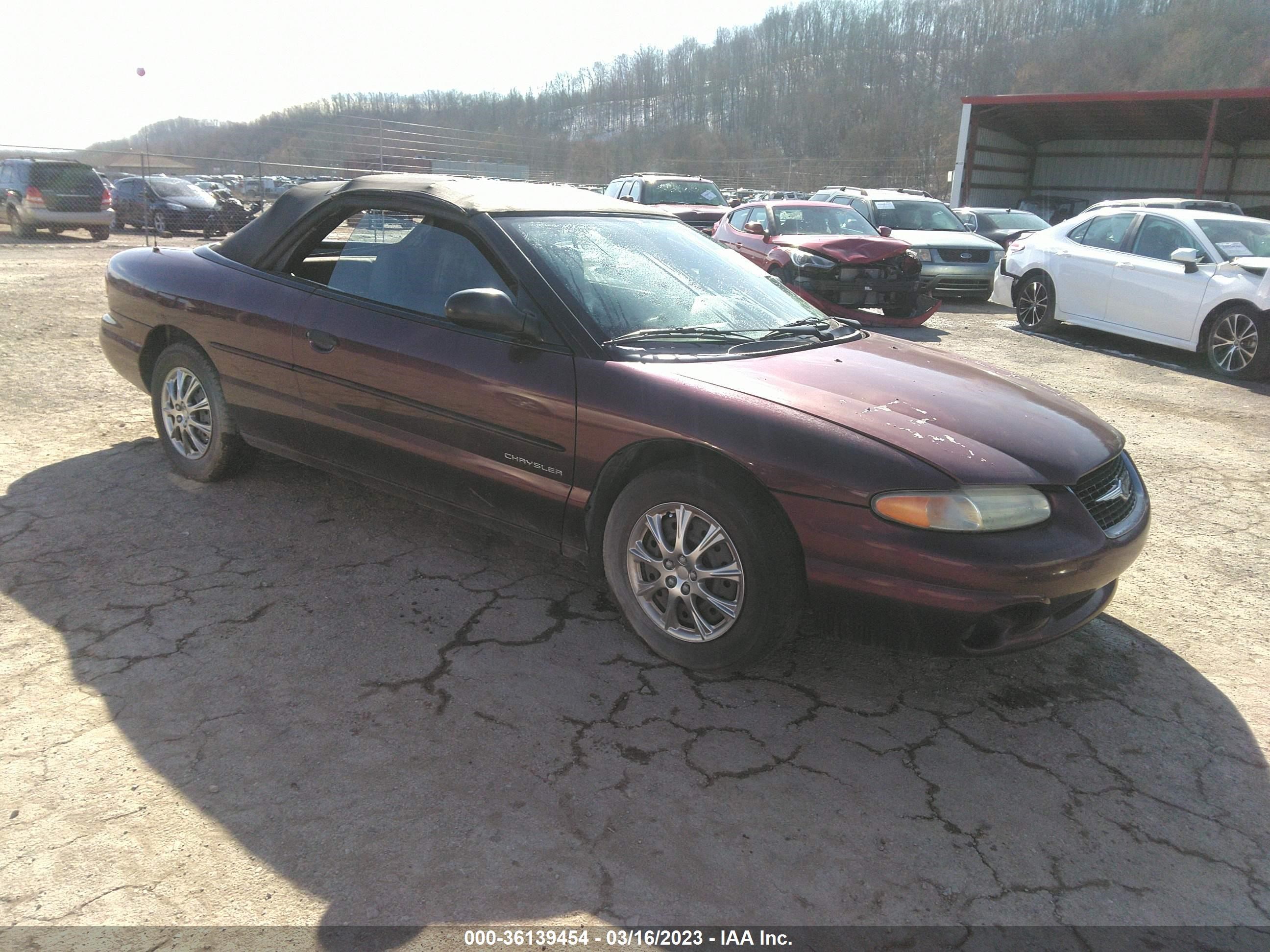 CHRYSLER SEBRING 1999 3c3el45h9xt612220