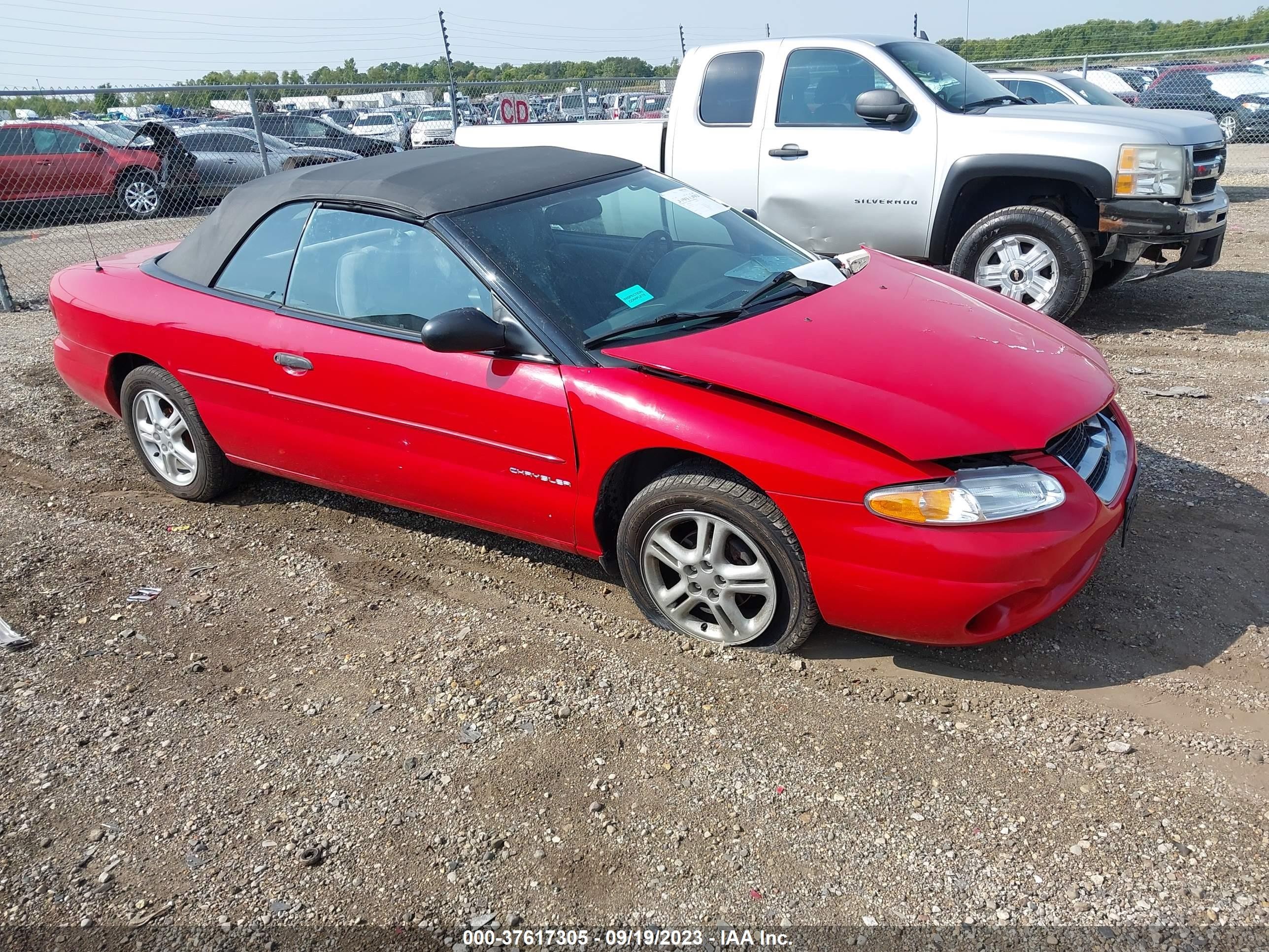 CHRYSLER SEBRING 1997 3c3el45x7vt615766