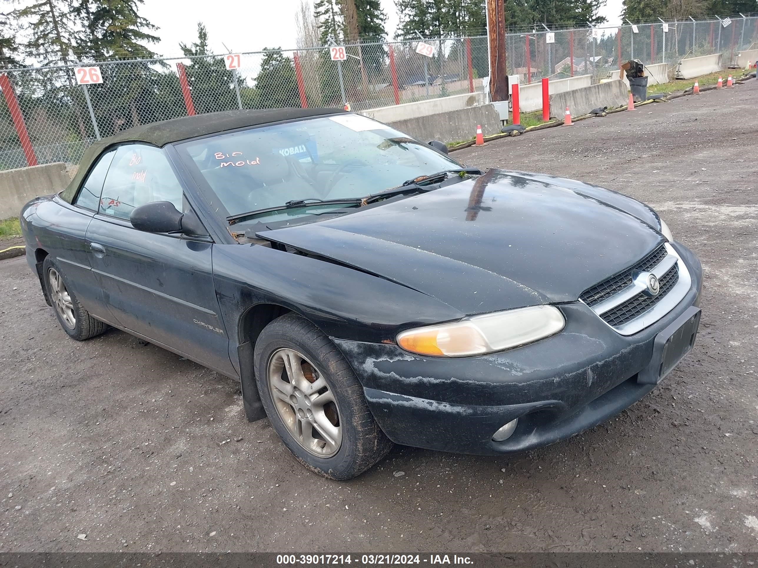 CHRYSLER SEBRING 1997 3c3el55h7vt591922