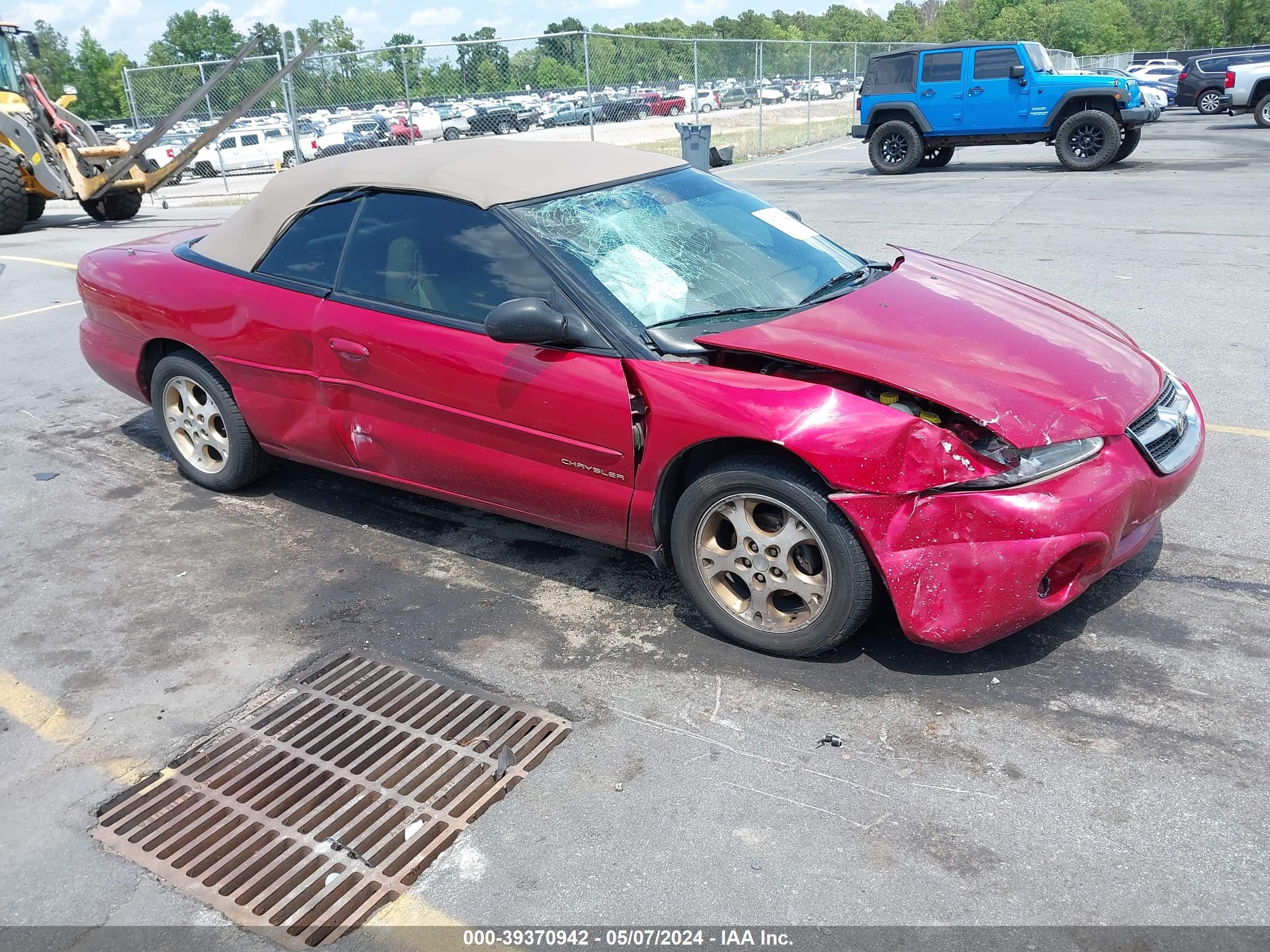 CHRYSLER SEBRING 1998 3c3el55h9wt337825