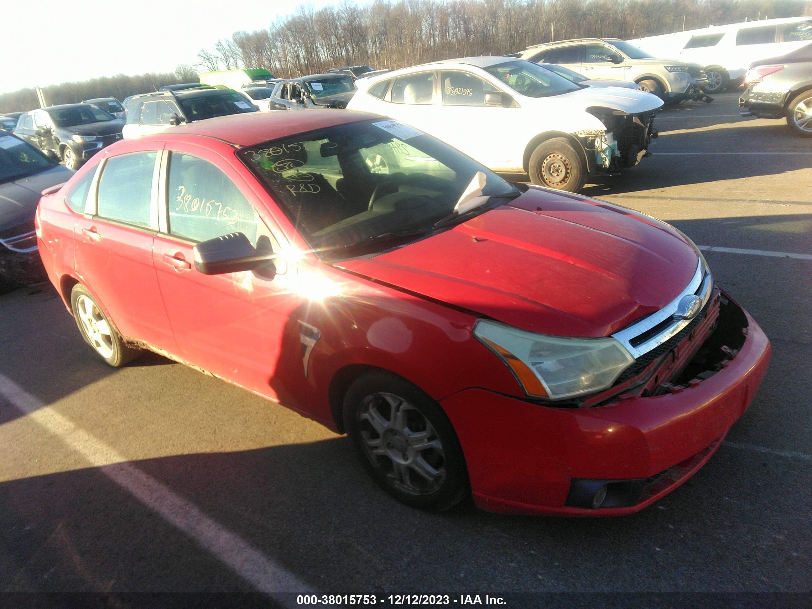 FORD FOCUS 2008 3c3xa4630nt256612