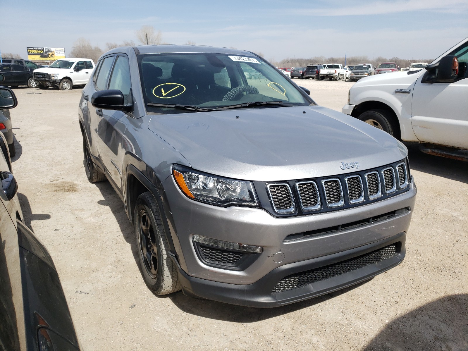 JEEP COMPASS SP 2017 3c4njcabxht652353