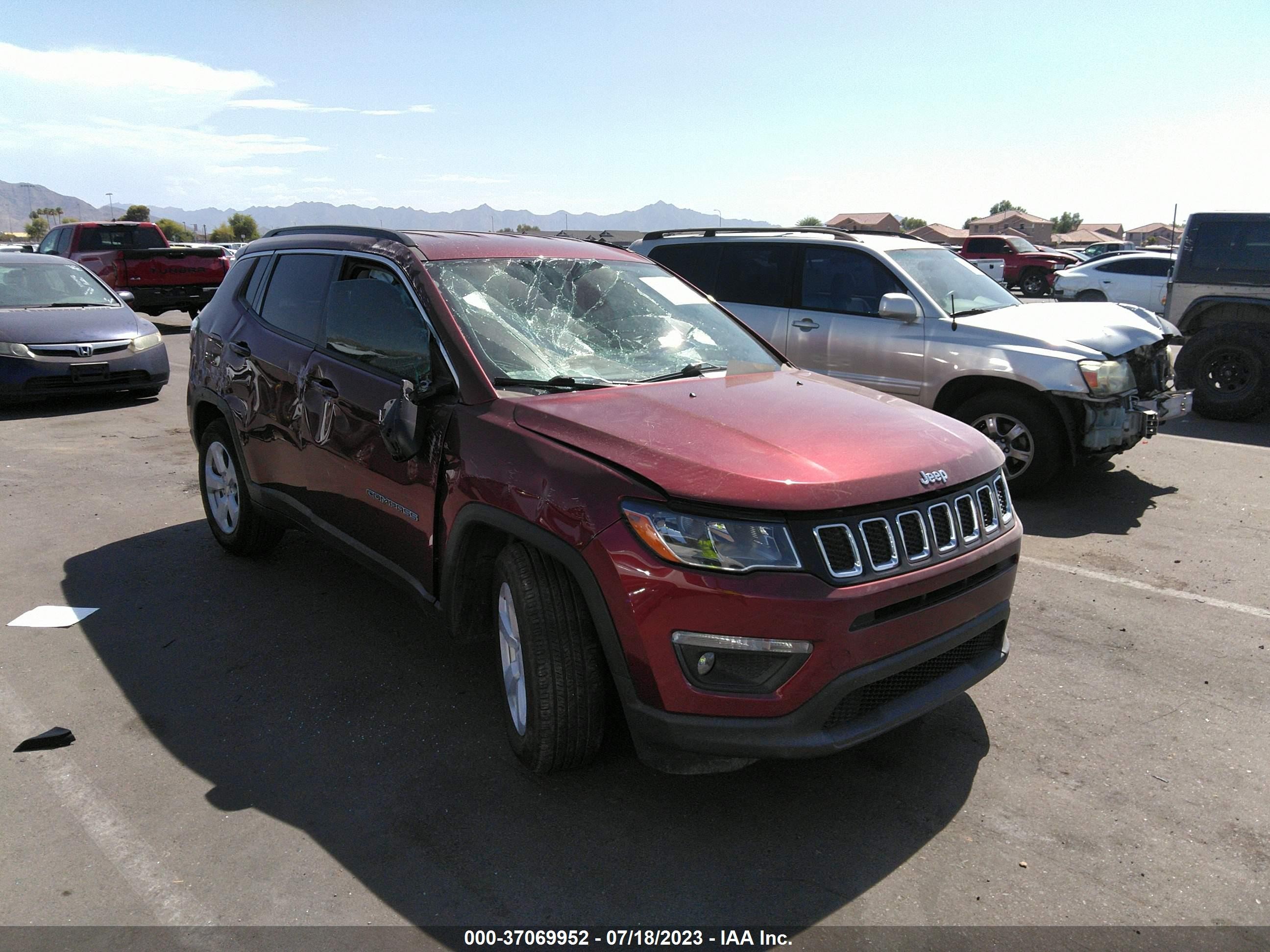 JEEP COMPASS 2020 3c4njcbb2lt249989