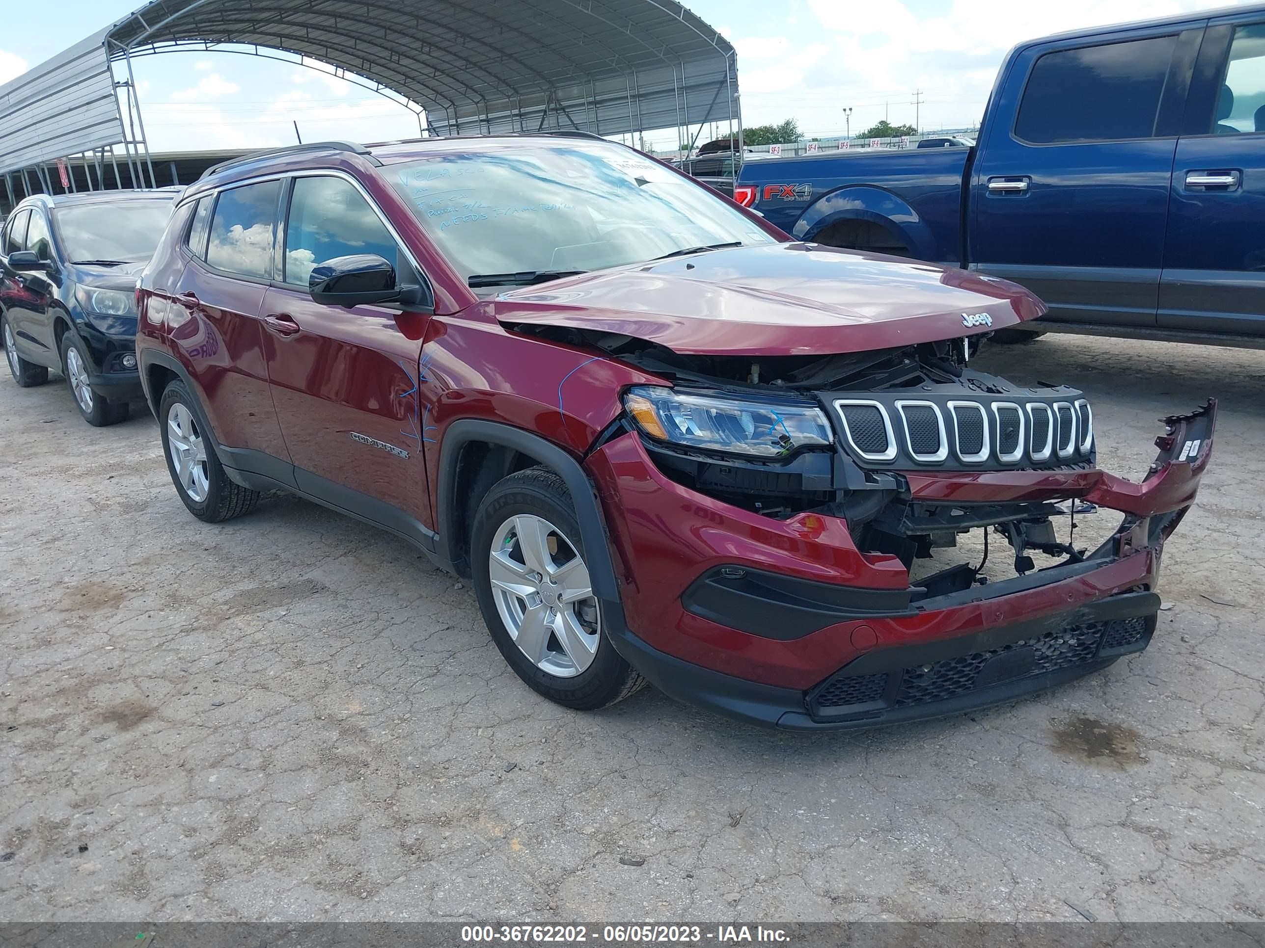 JEEP COMPASS 2022 3c4njcbb8nt112896