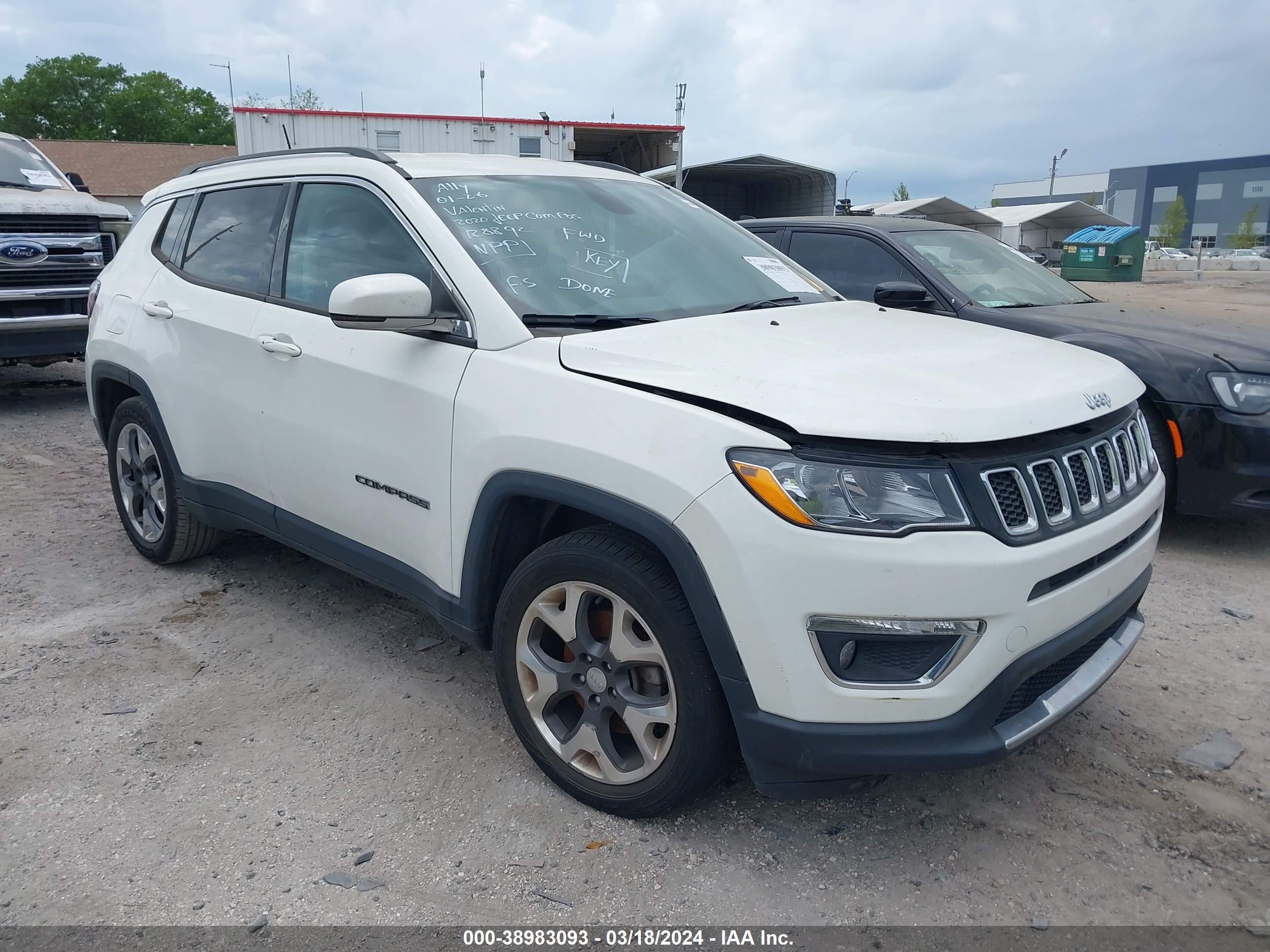 JEEP COMPASS 2020 3c4njccb9lt128892