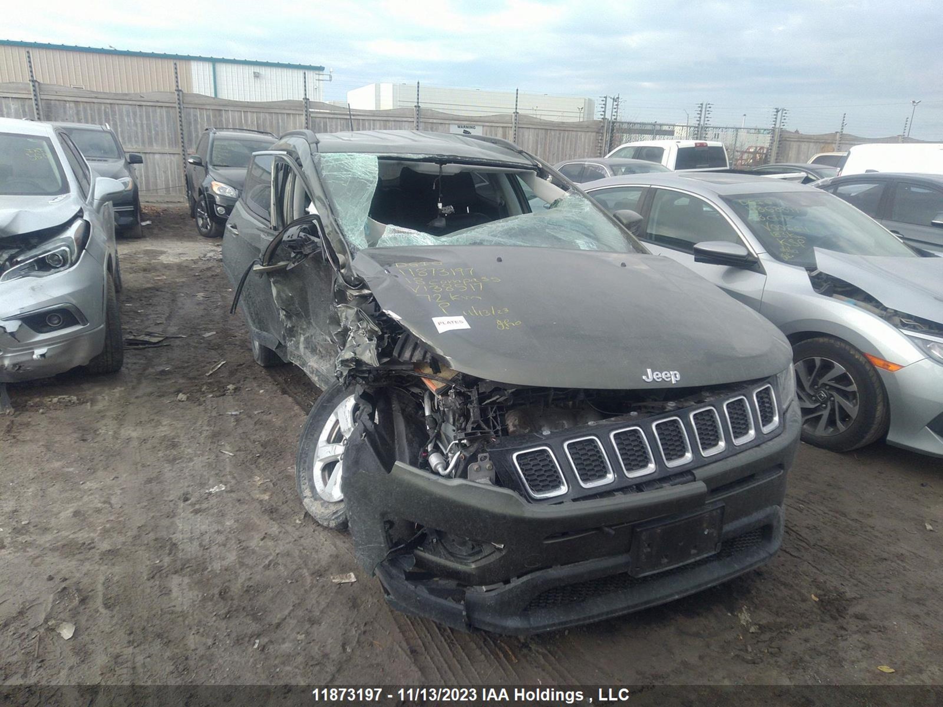 JEEP COMPASS 2018 3c4njdbb5jt138517