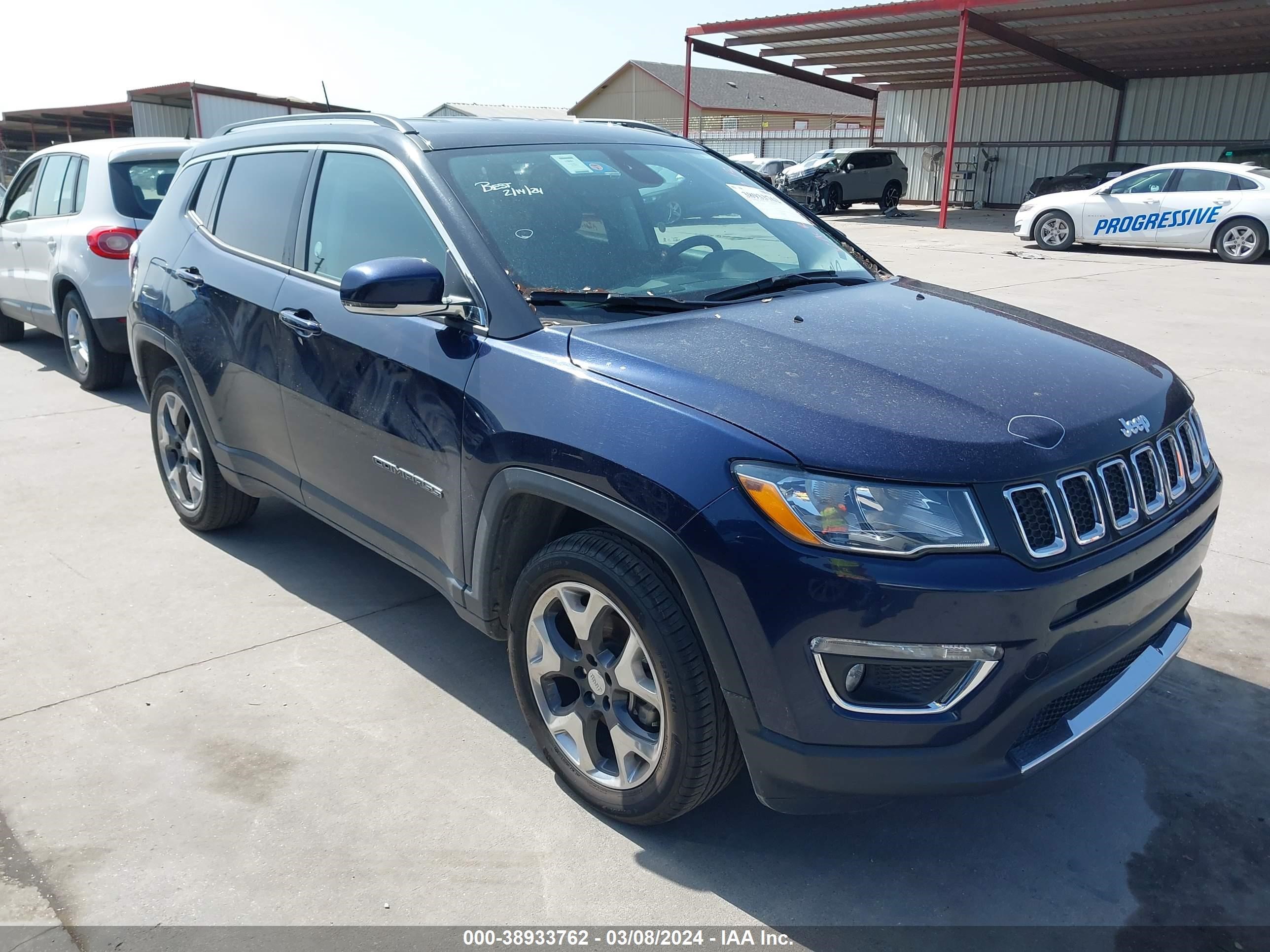 JEEP COMPASS 2019 3c4njdcb4kt766990