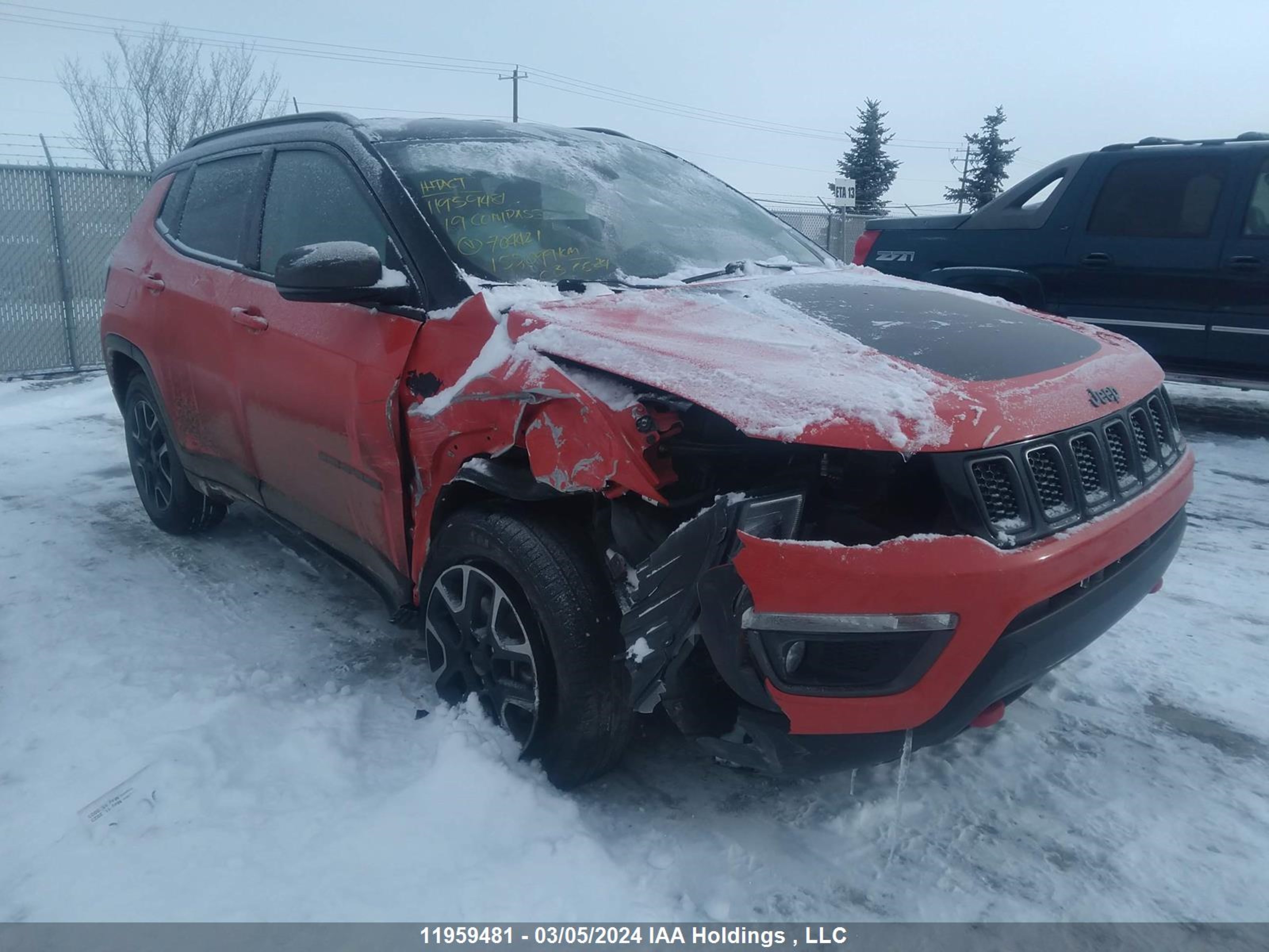 JEEP COMPASS 2019 3c4njddb9kt704421