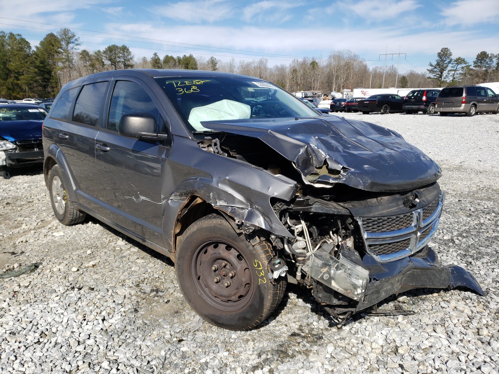 DODGE JOURNEY SE 2012 3c4pdcab0ct390030