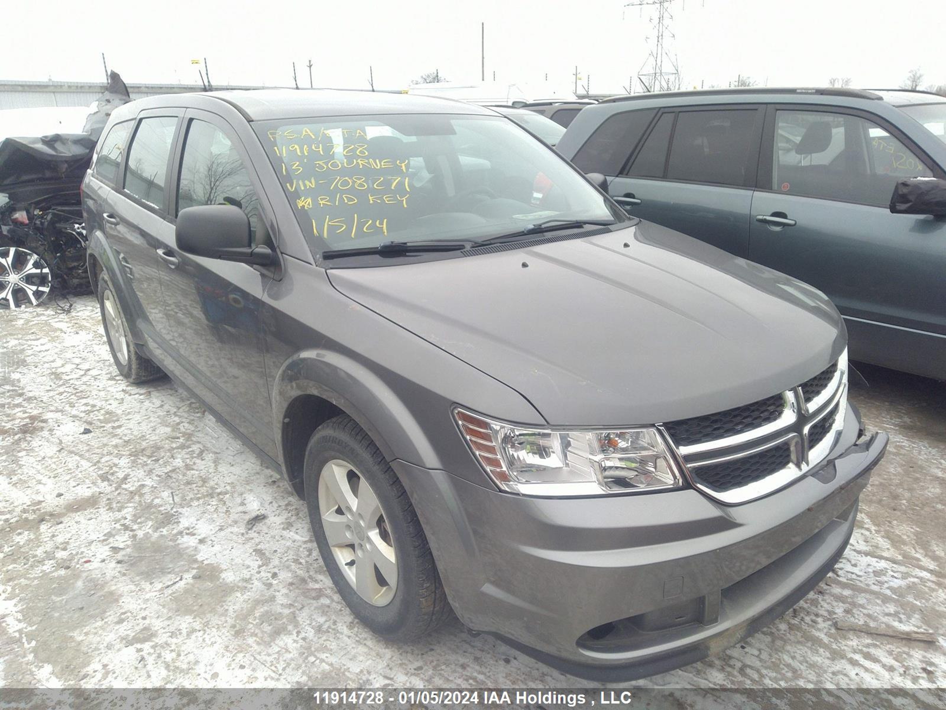 DODGE JOURNEY 2013 3c4pdcab1dt708271