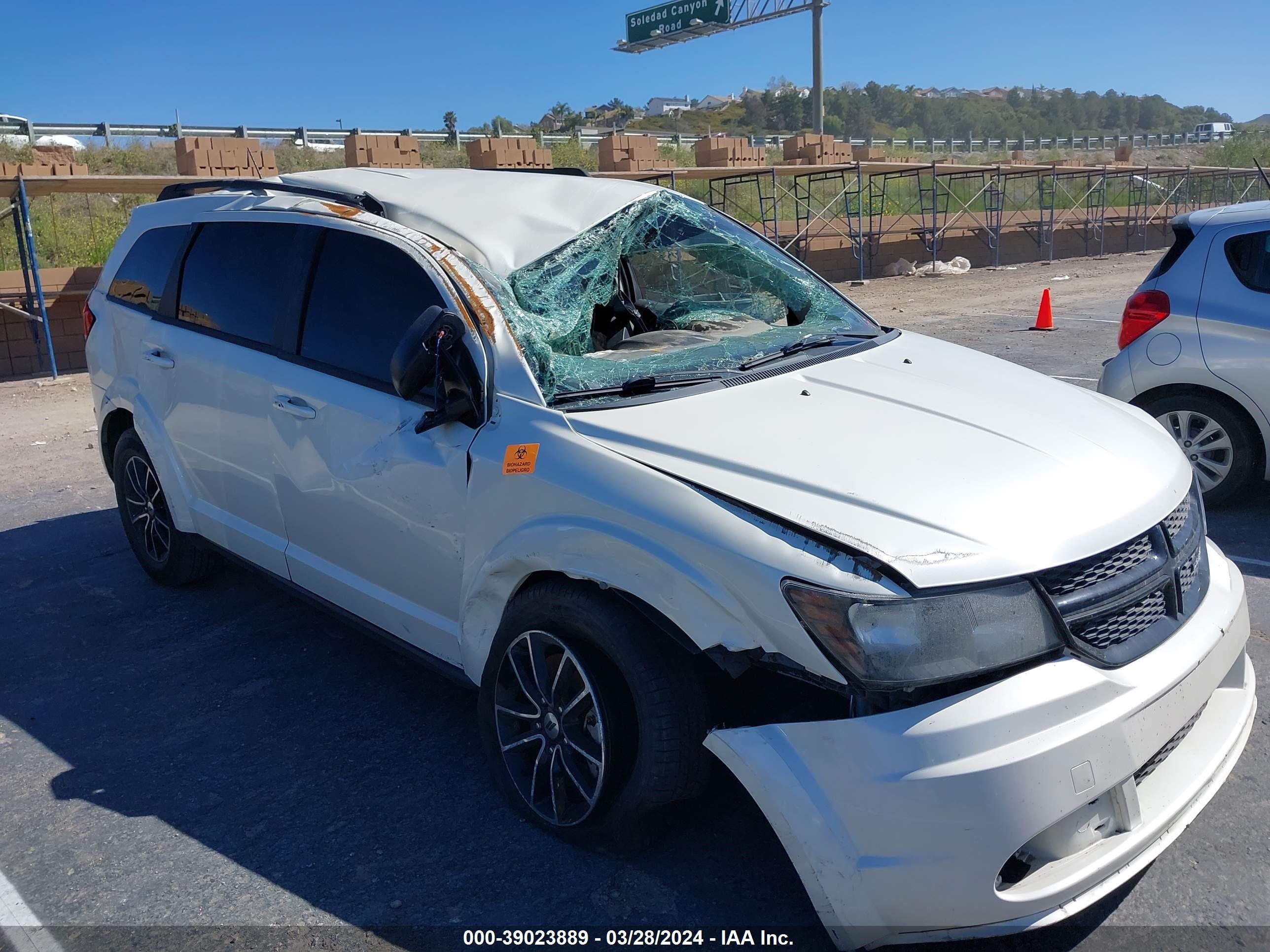 DODGE JOURNEY 2018 3c4pdcab1jt416597