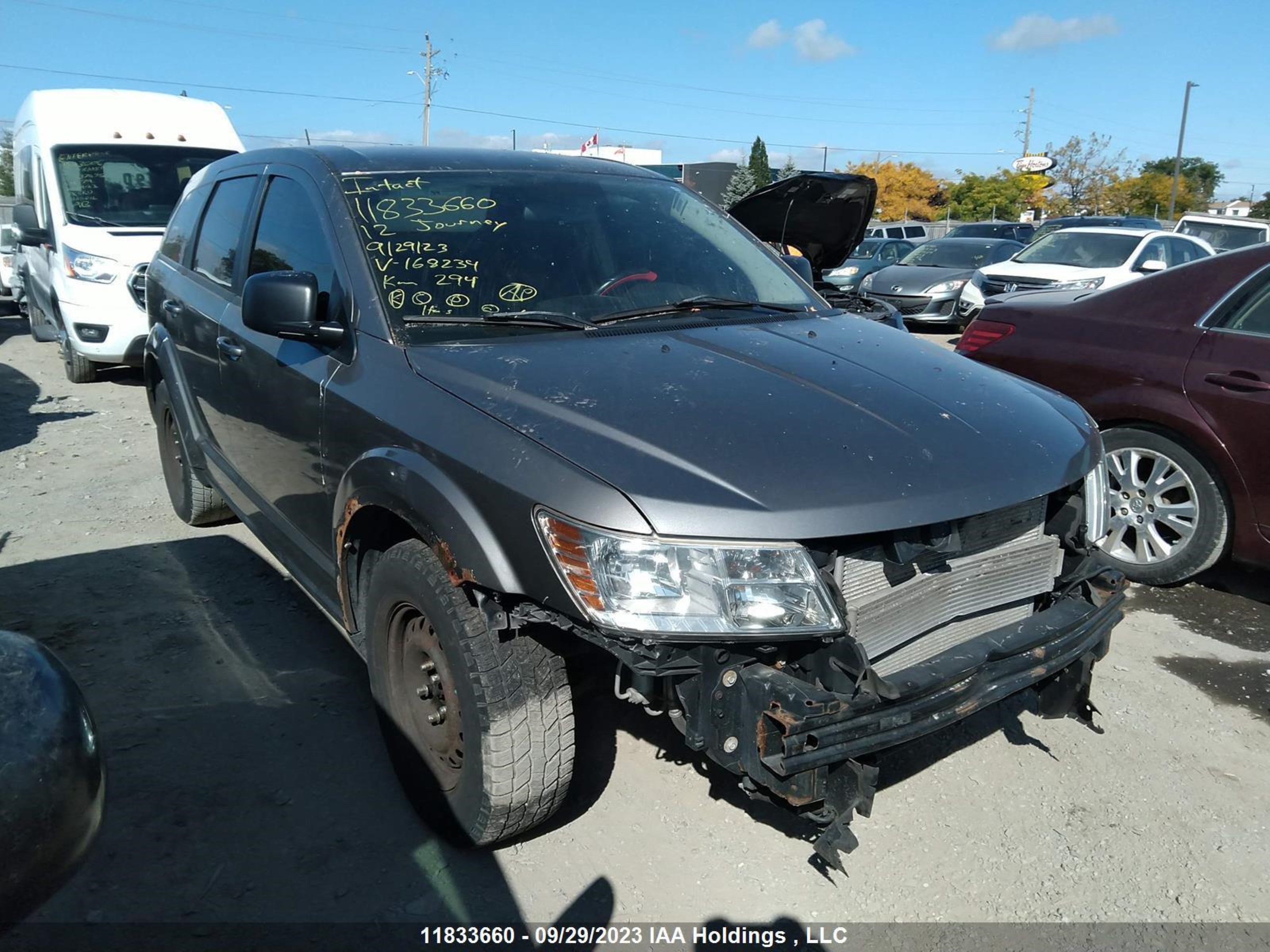 DODGE JOURNEY 2012 3c4pdcab2ct168234