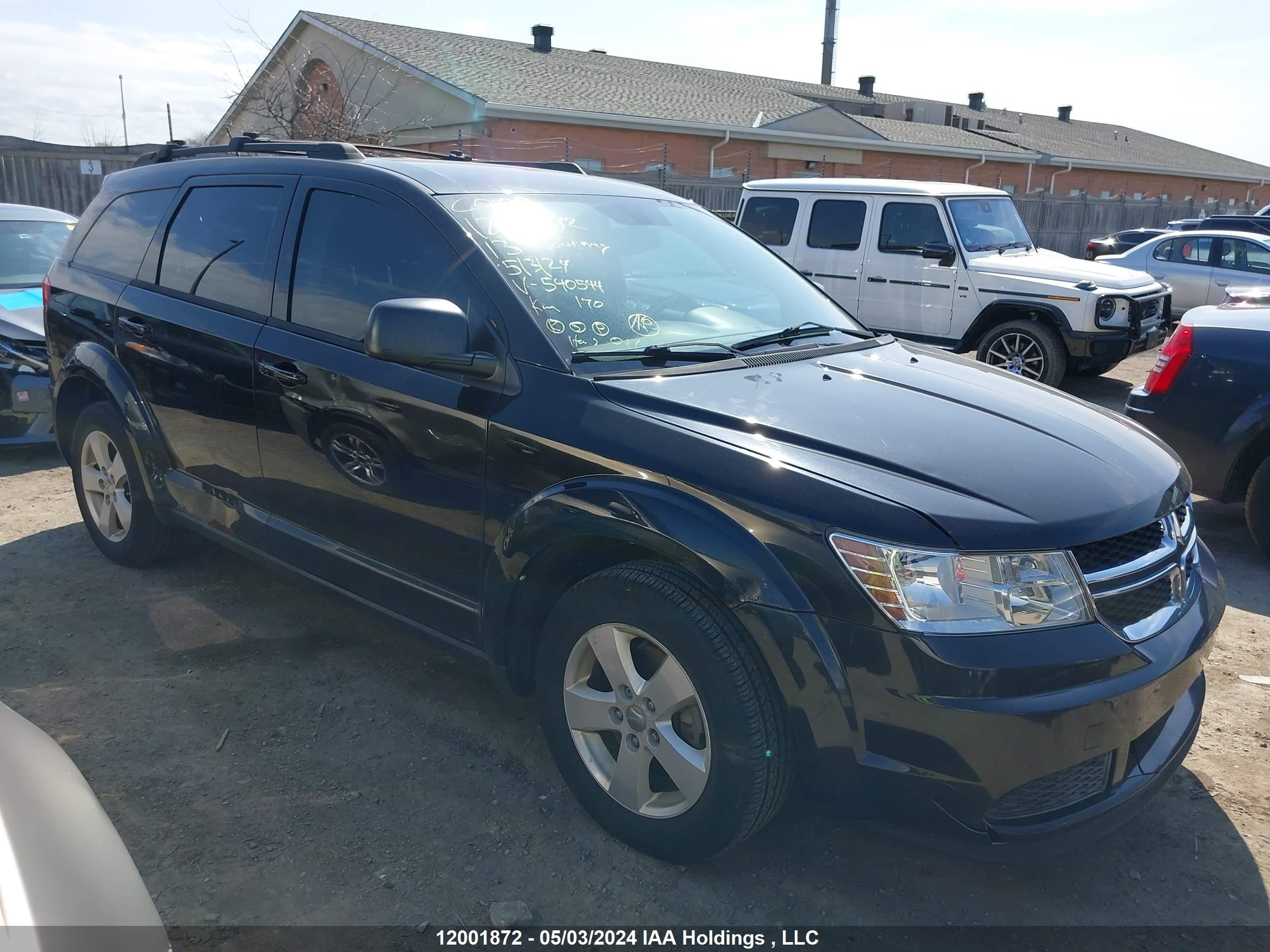 DODGE JOURNEY 2013 3c4pdcab2dt540544