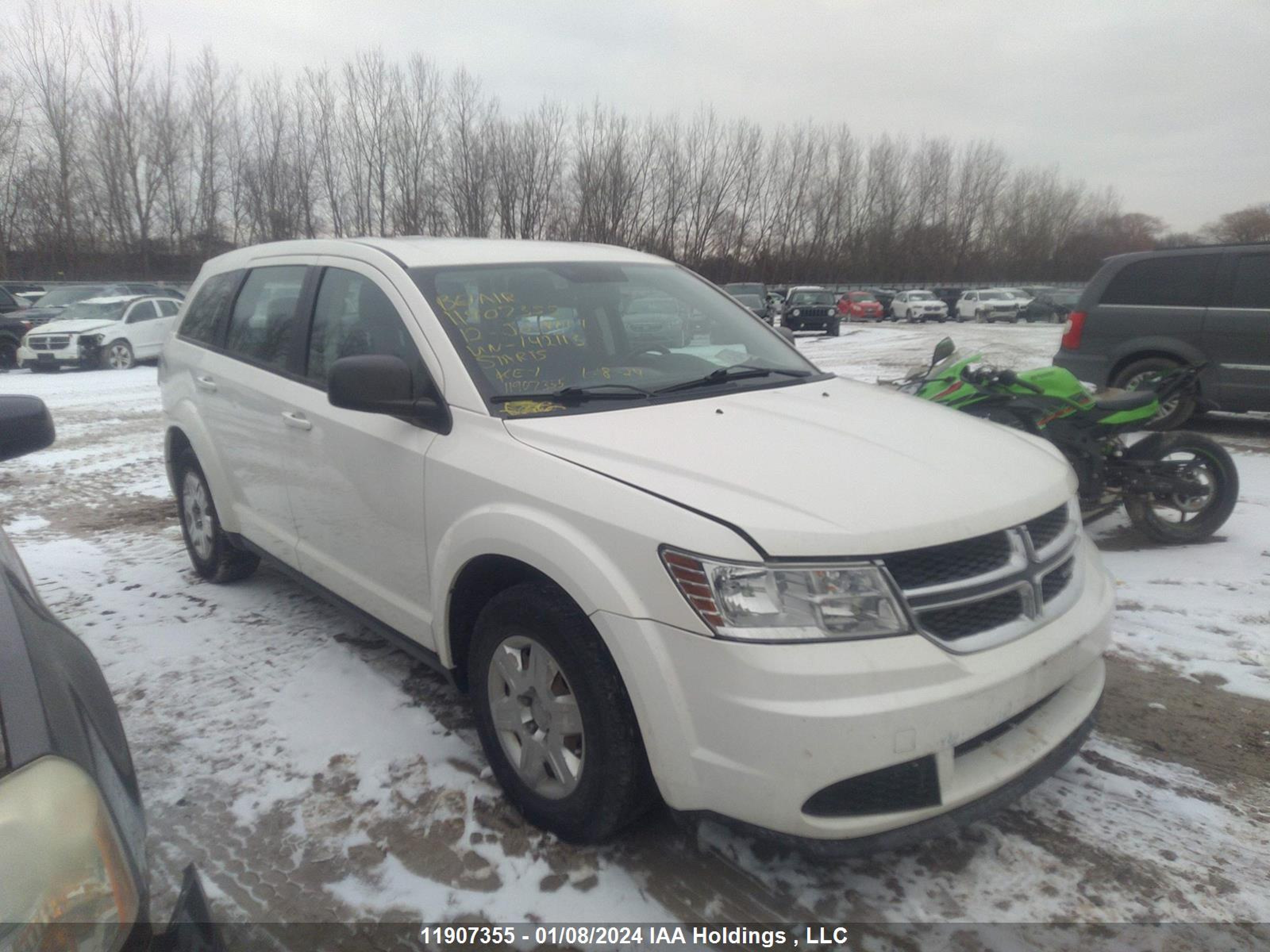 DODGE JOURNEY 2012 3c4pdcab3ct142113