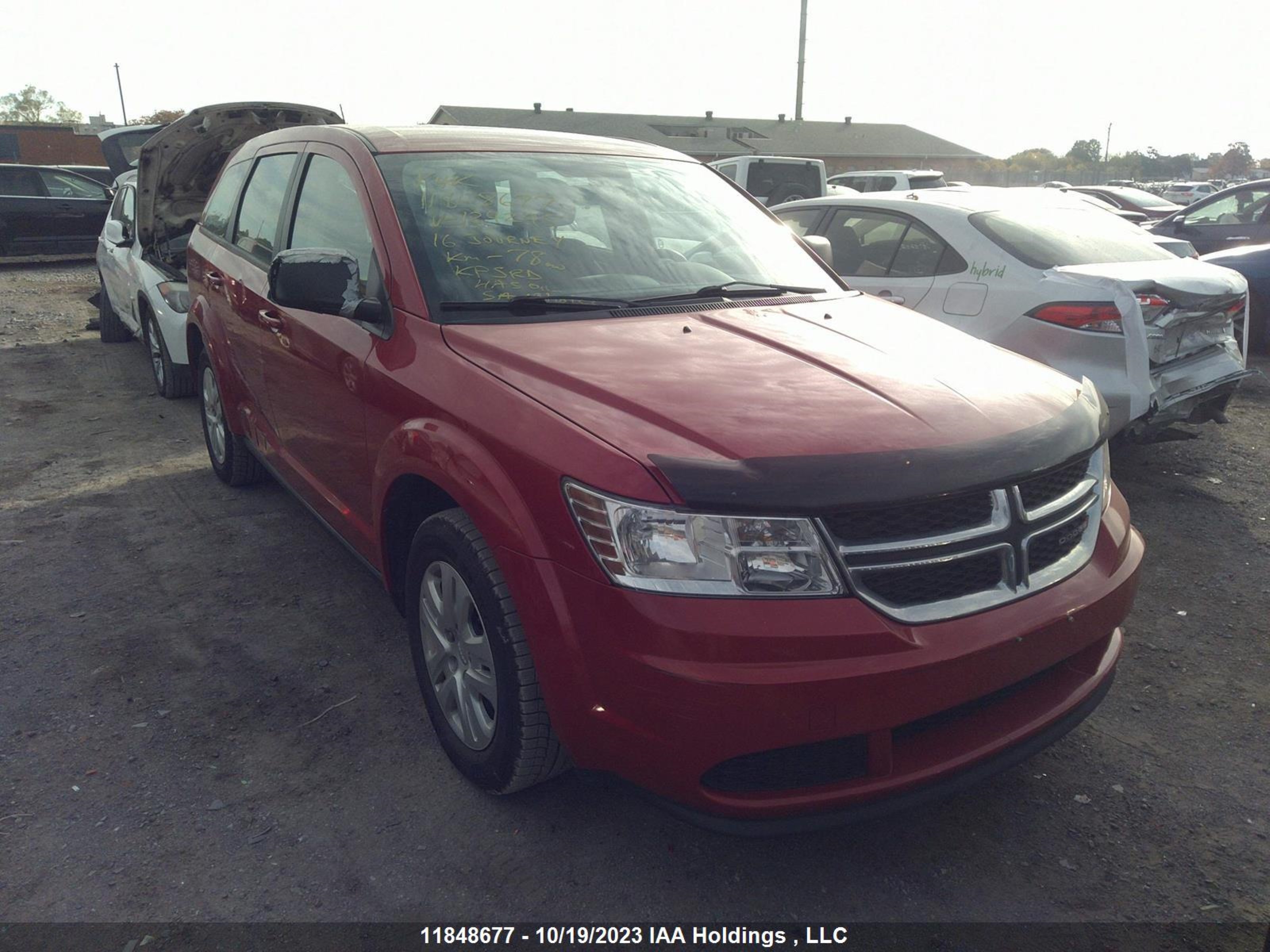 DODGE JOURNEY 2016 3c4pdcab3gt124295