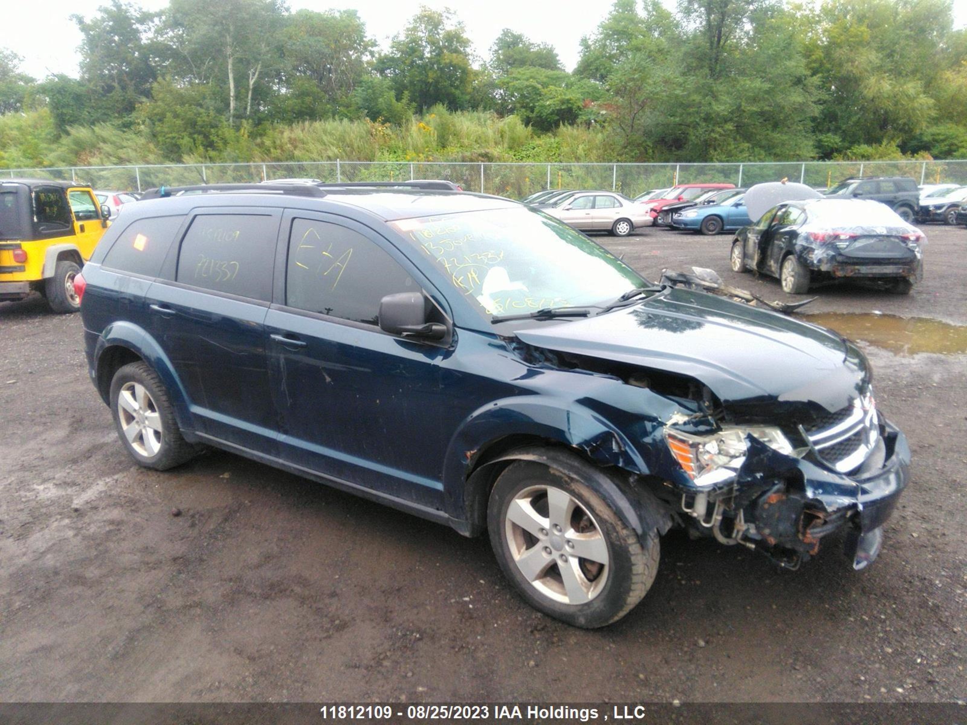 DODGE JOURNEY 2013 3c4pdcab4dt721337