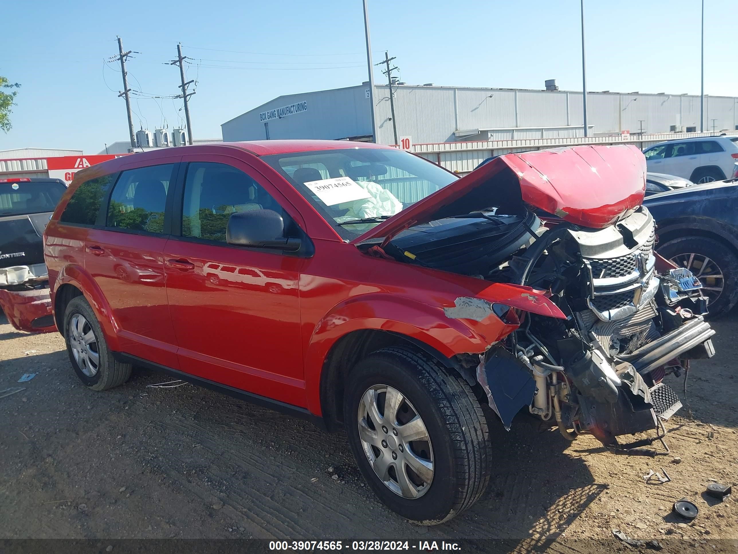 DODGE JOURNEY 2014 3c4pdcab4et201589