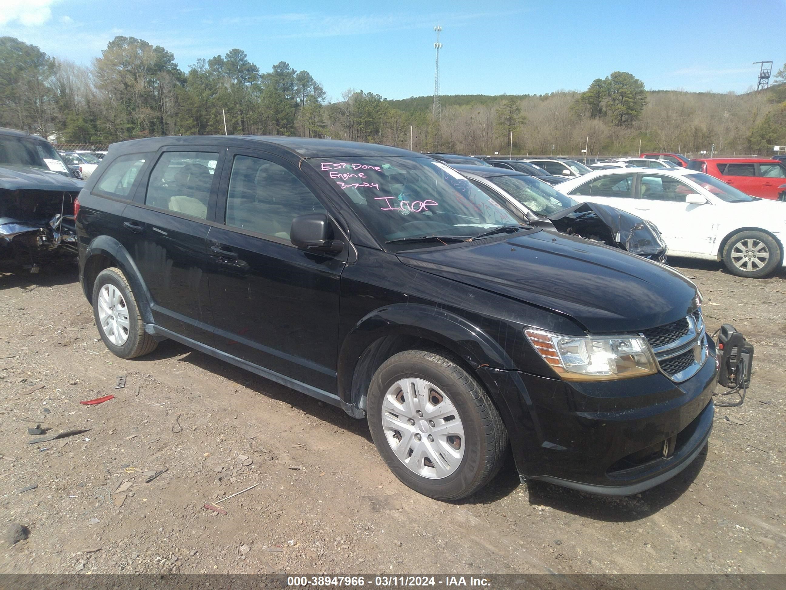 DODGE JOURNEY 2014 3c4pdcab4et289317