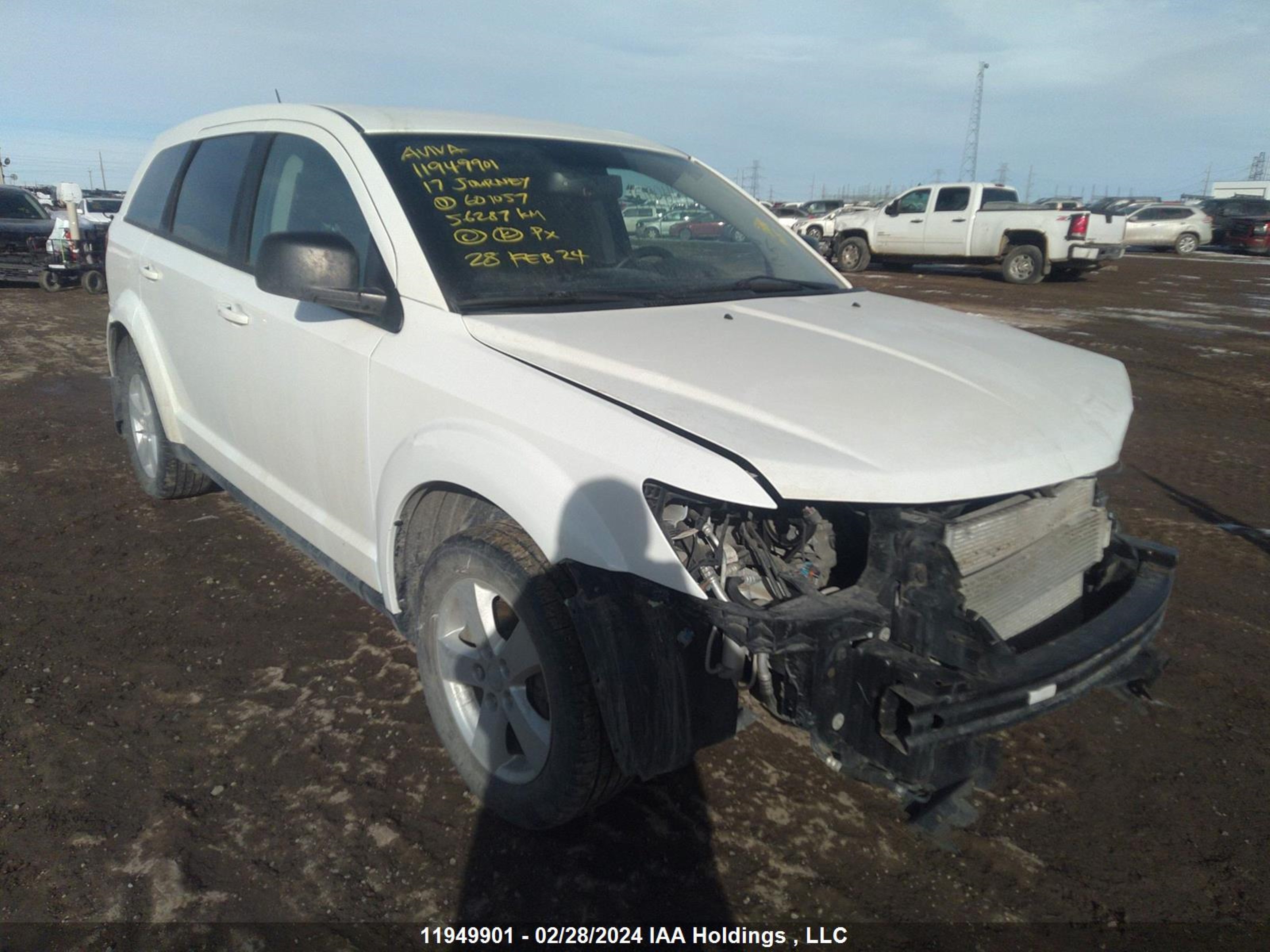 DODGE JOURNEY 2017 3c4pdcab4ht601057