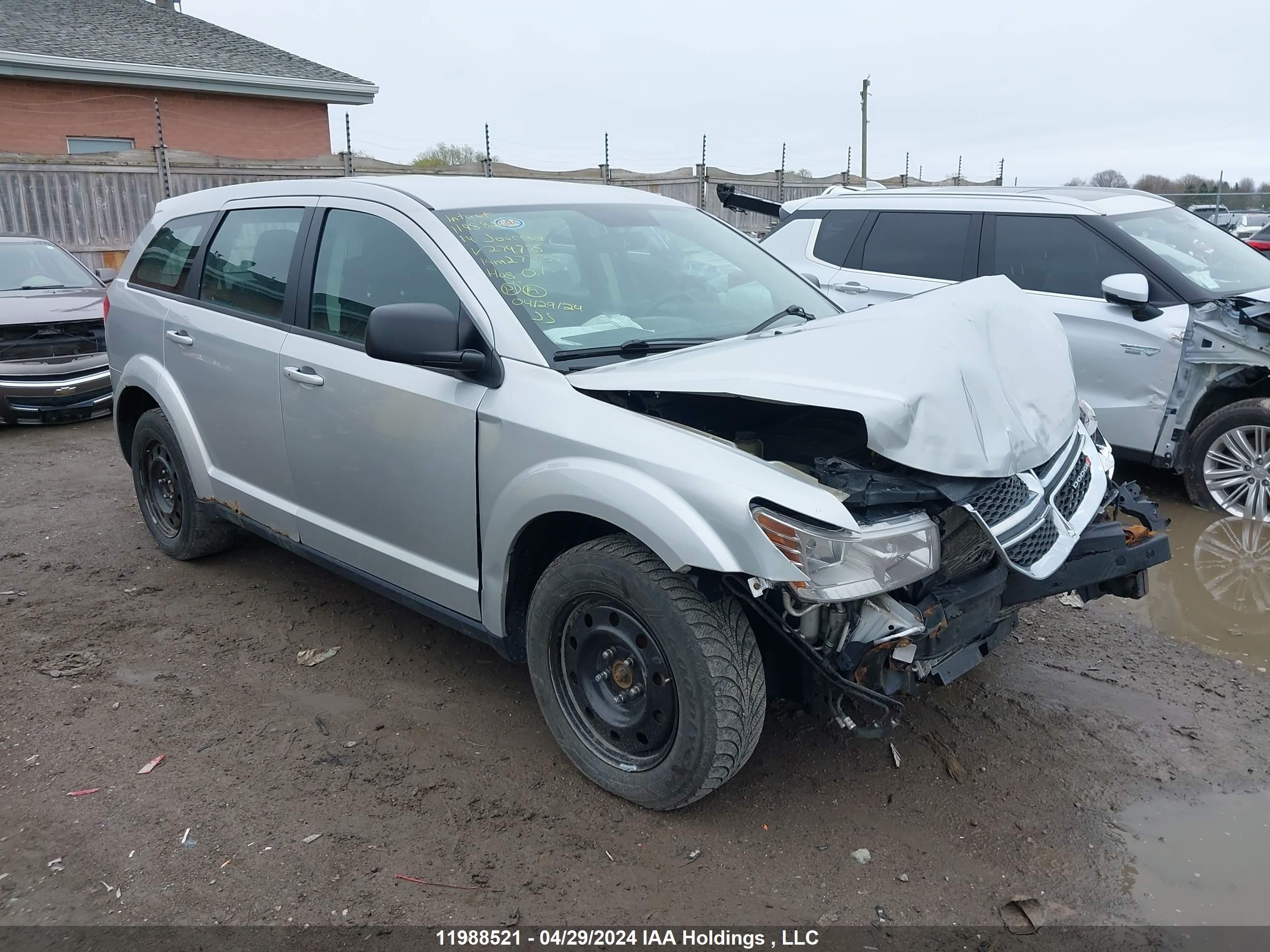 DODGE JOURNEY 2014 3c4pdcab6et279775