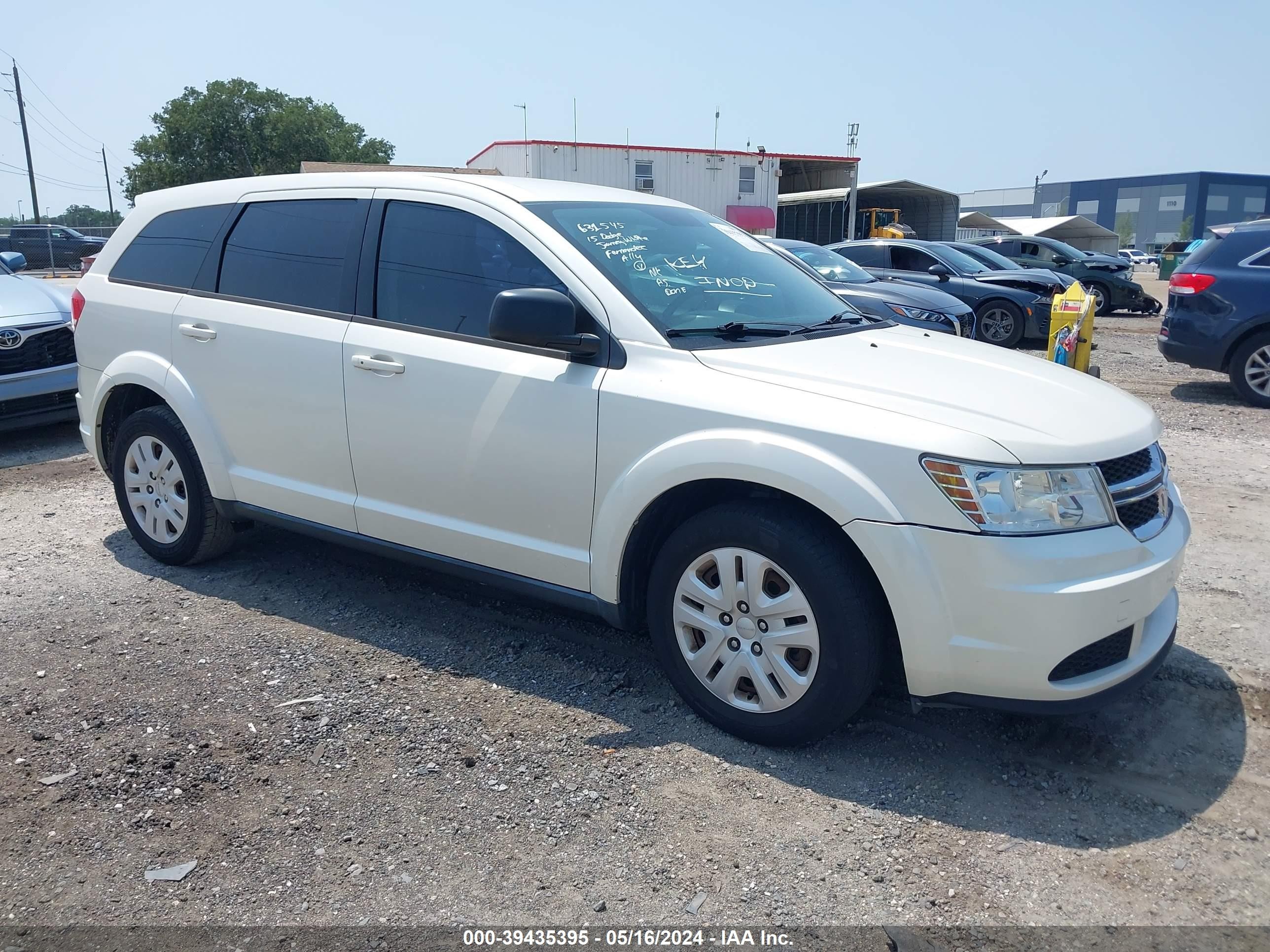 DODGE JOURNEY 2015 3c4pdcab6ft631545