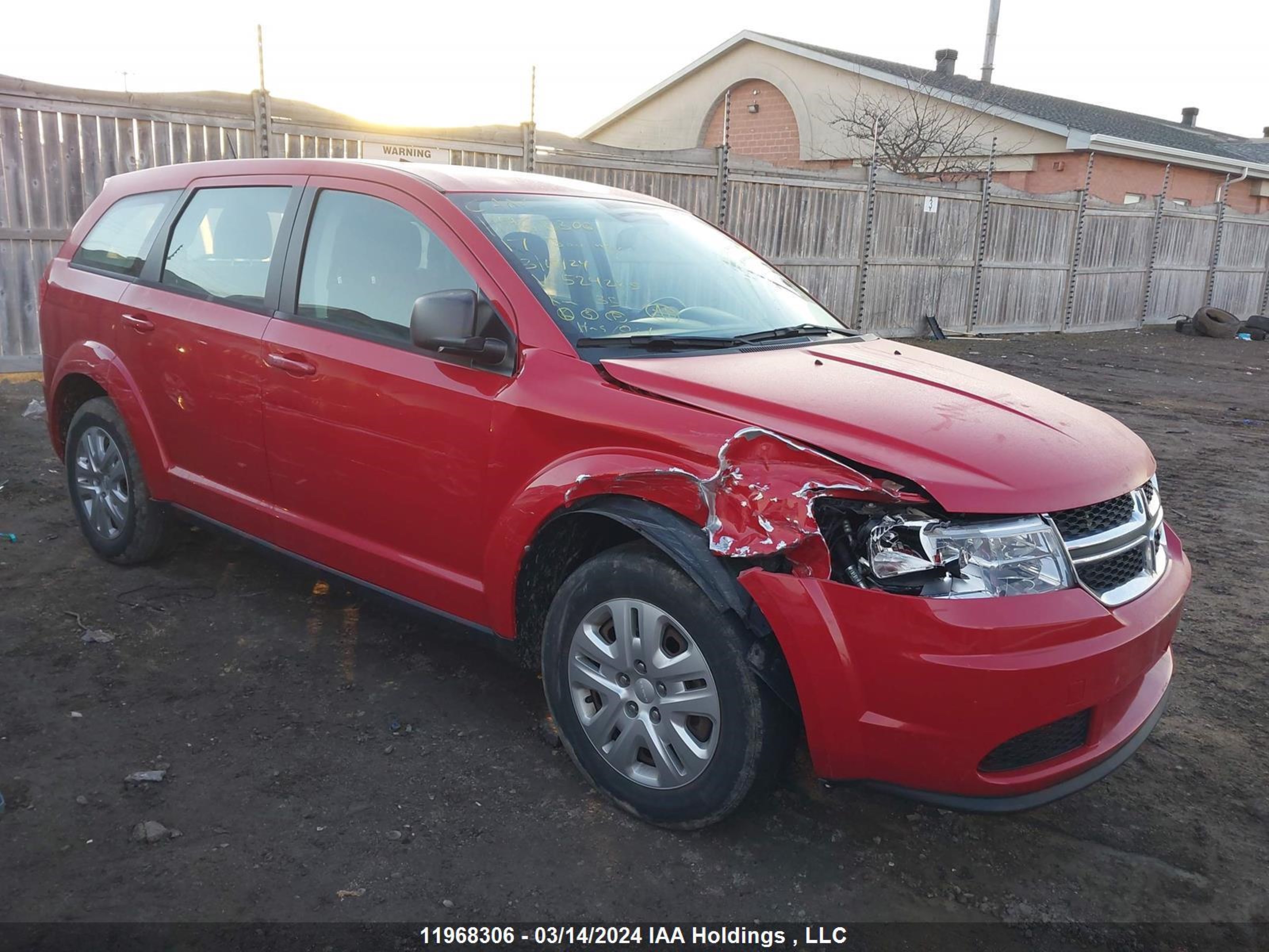 DODGE JOURNEY 2016 3c4pdcab8ht524225