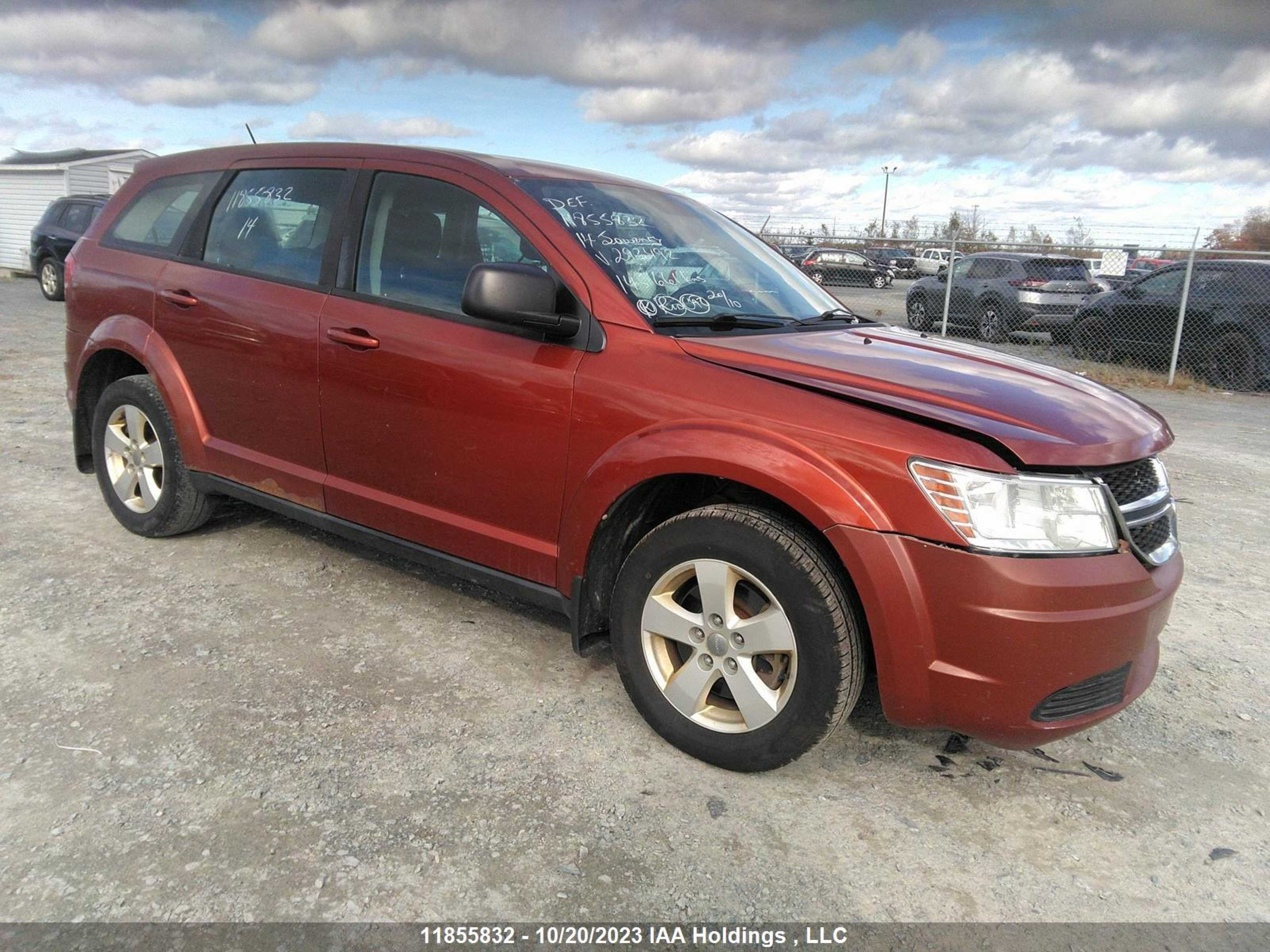 DODGE JOURNEY 2014 3c4pdcab9et293492