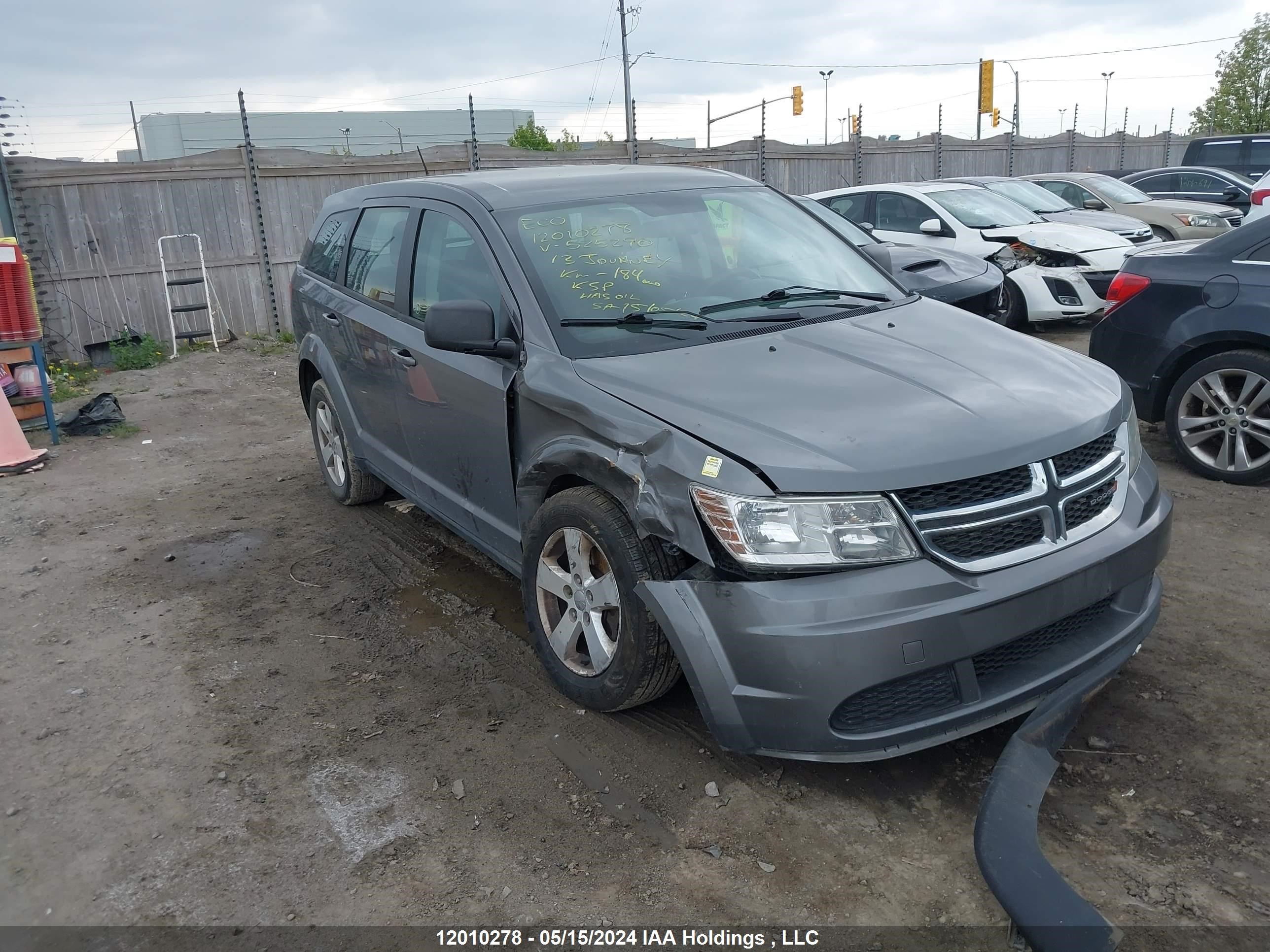 DODGE JOURNEY 2013 3c4pdcabxdt525290