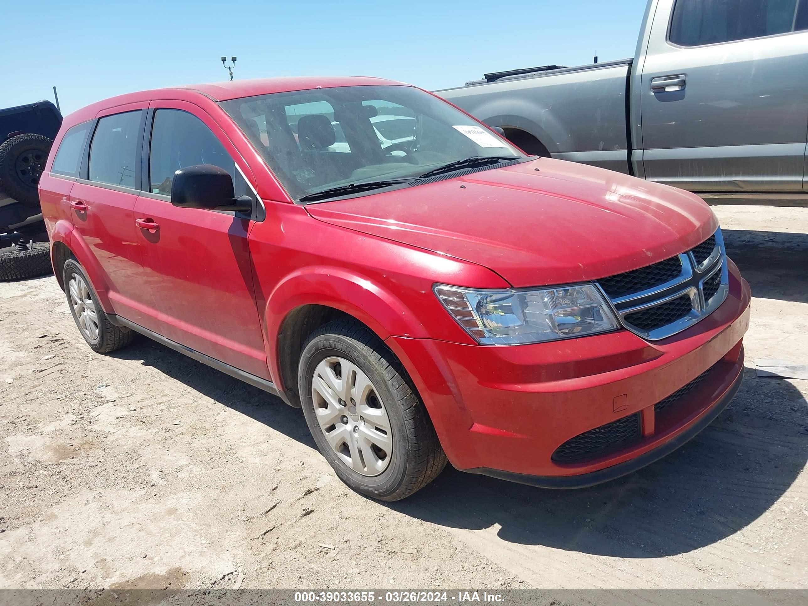 DODGE JOURNEY 2014 3c4pdcabxet246472