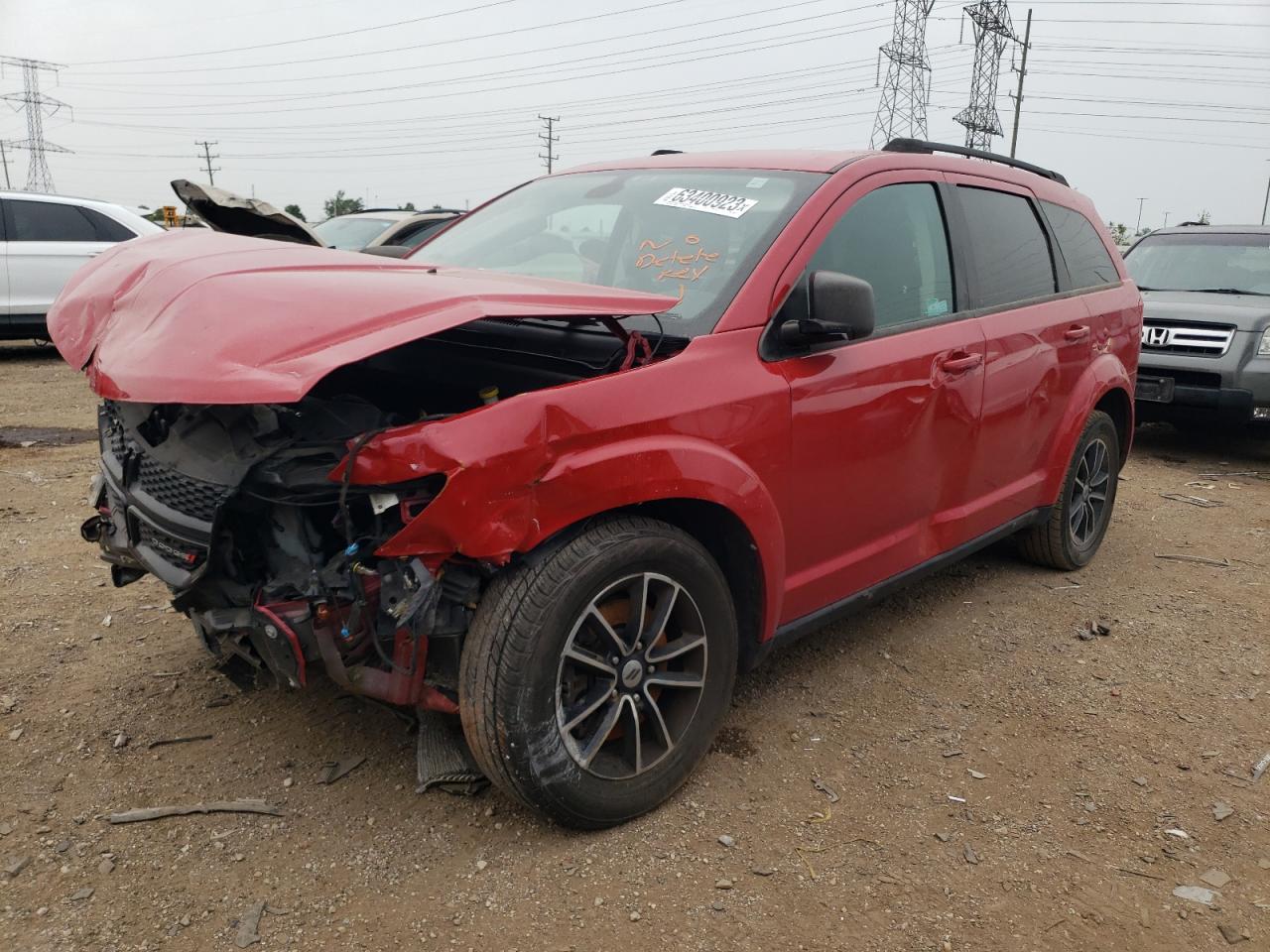 DODGE JOURNEY 2018 3c4pdcabxjt510672